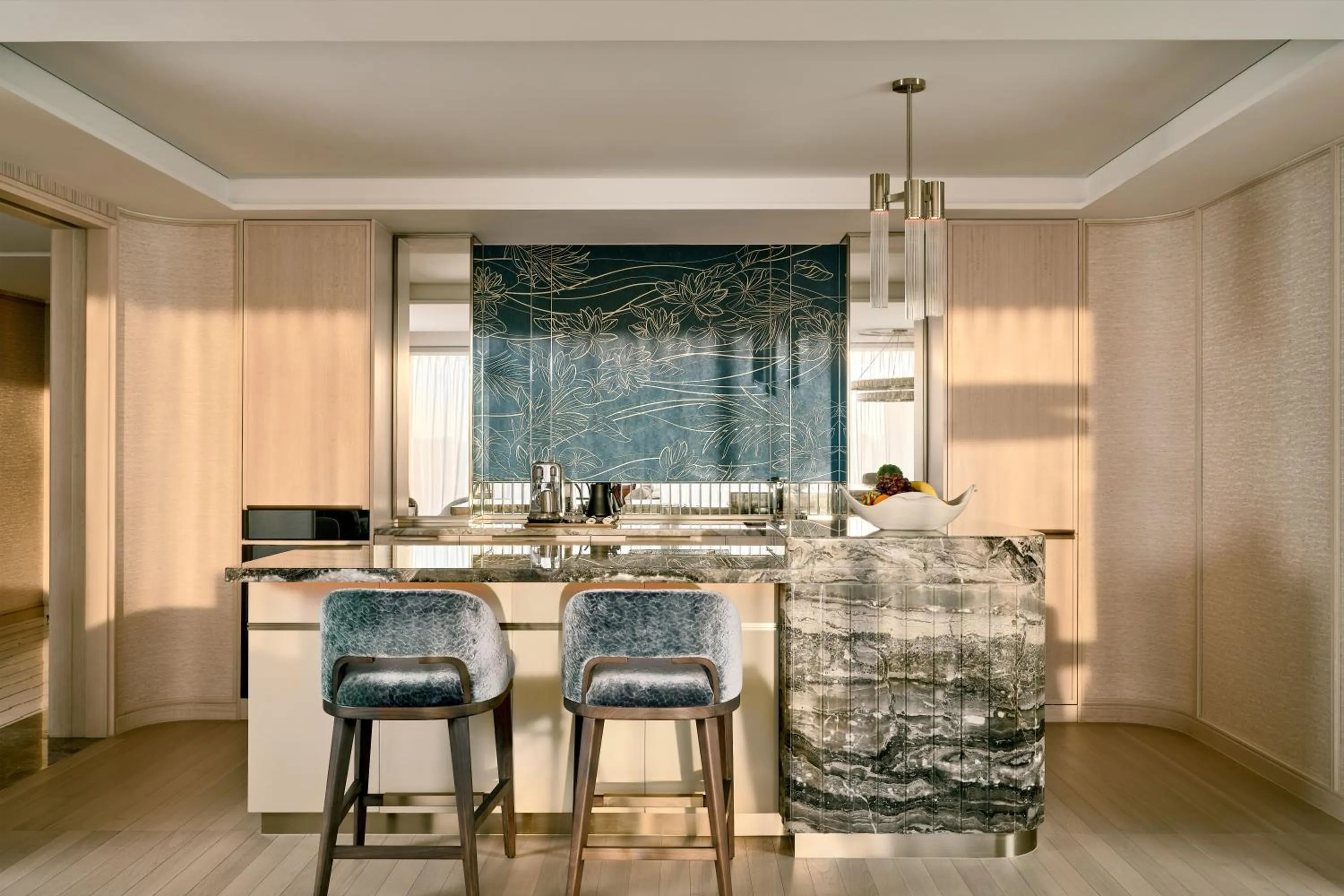 Seating area in Marina Bay Sands