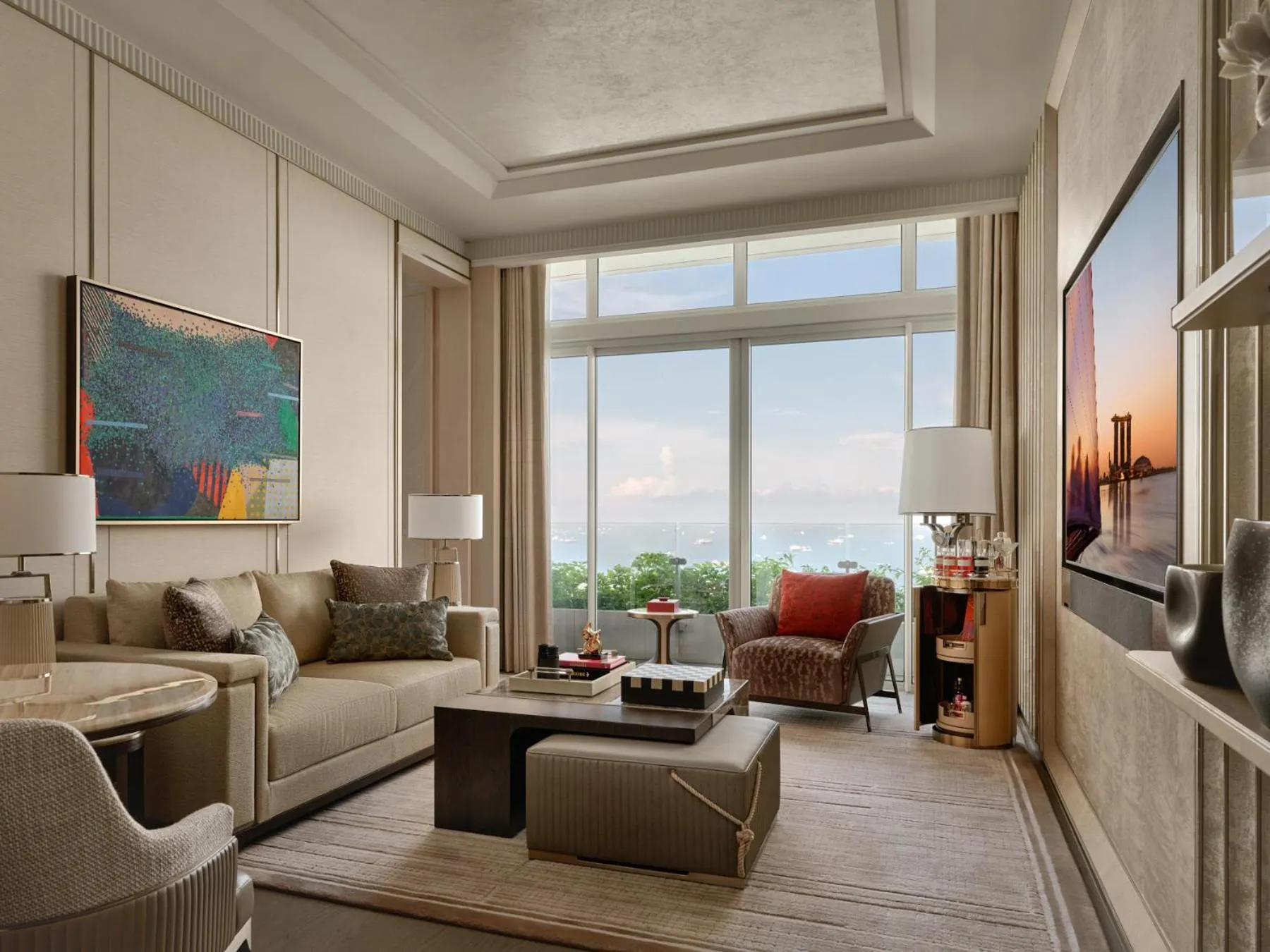 Living room in Marina Bay Sands