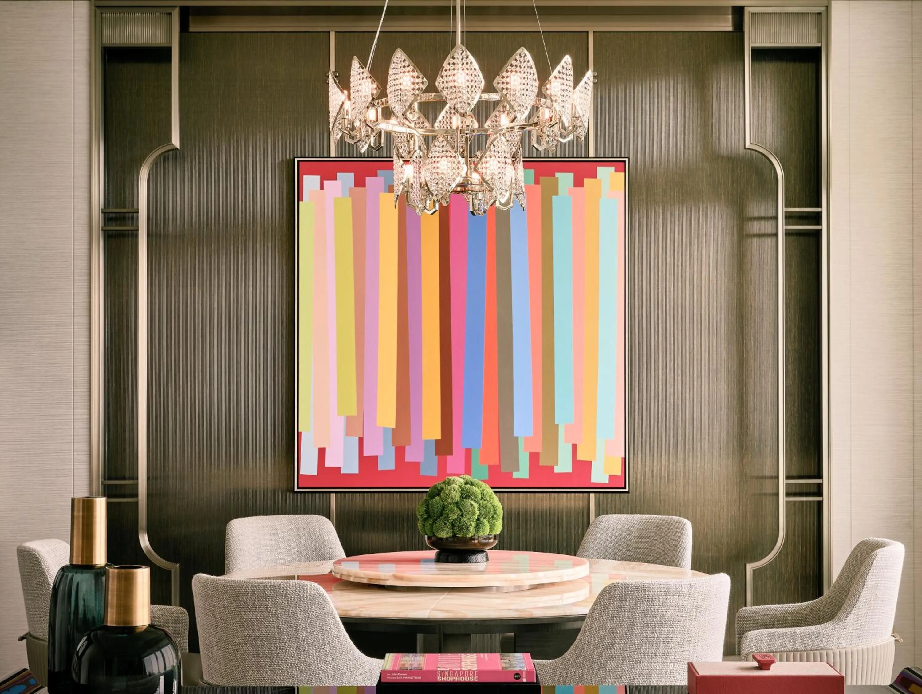 Seating area in Marina Bay Sands