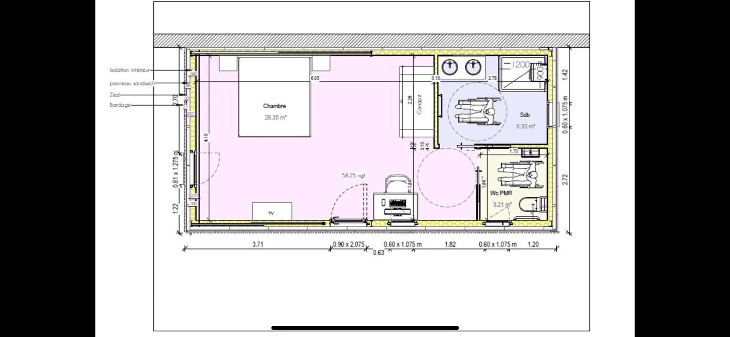 Floor plan in Le Pavillon des Lys - Hôtel Particulier