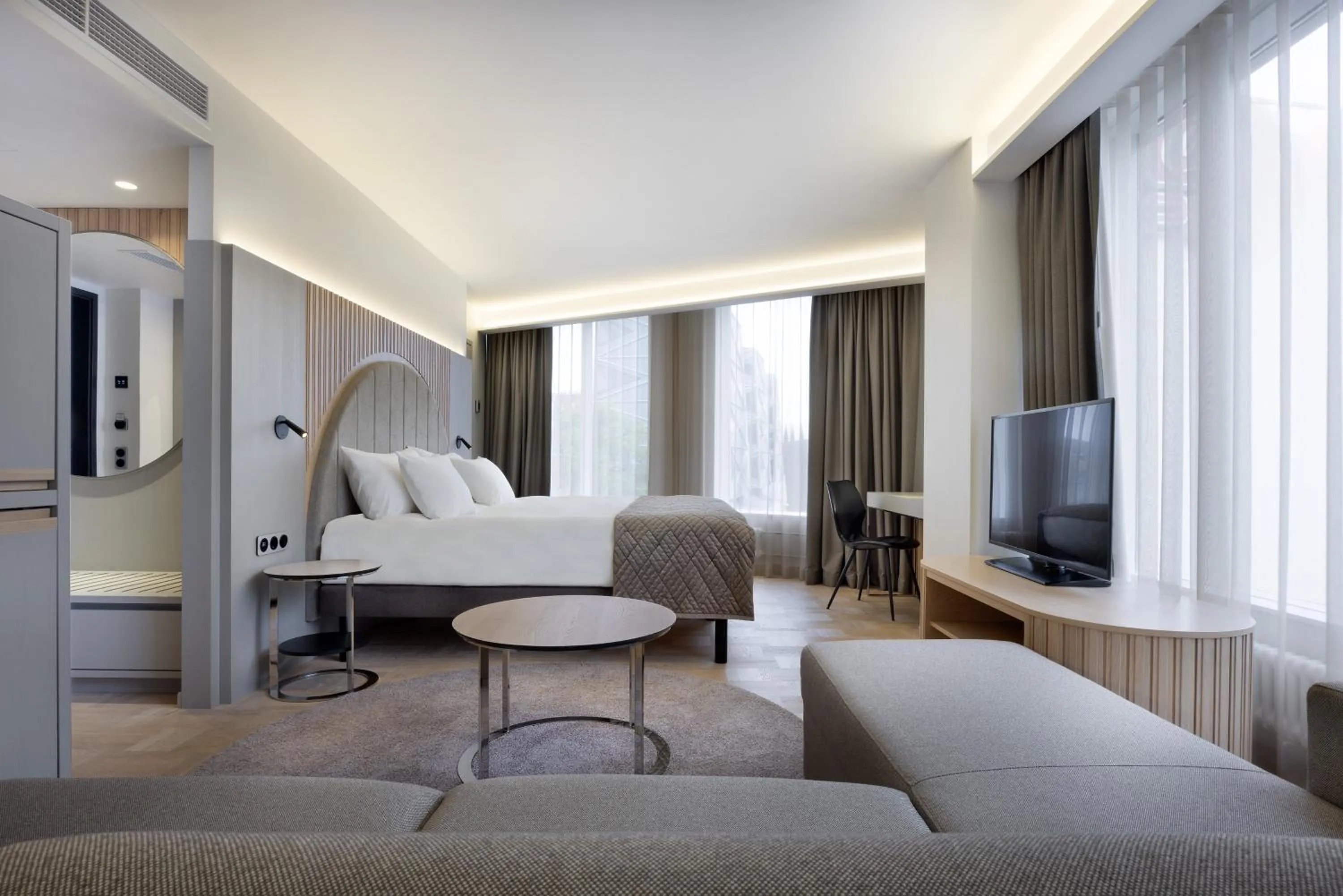 Bed in Nordic Hotel Forum