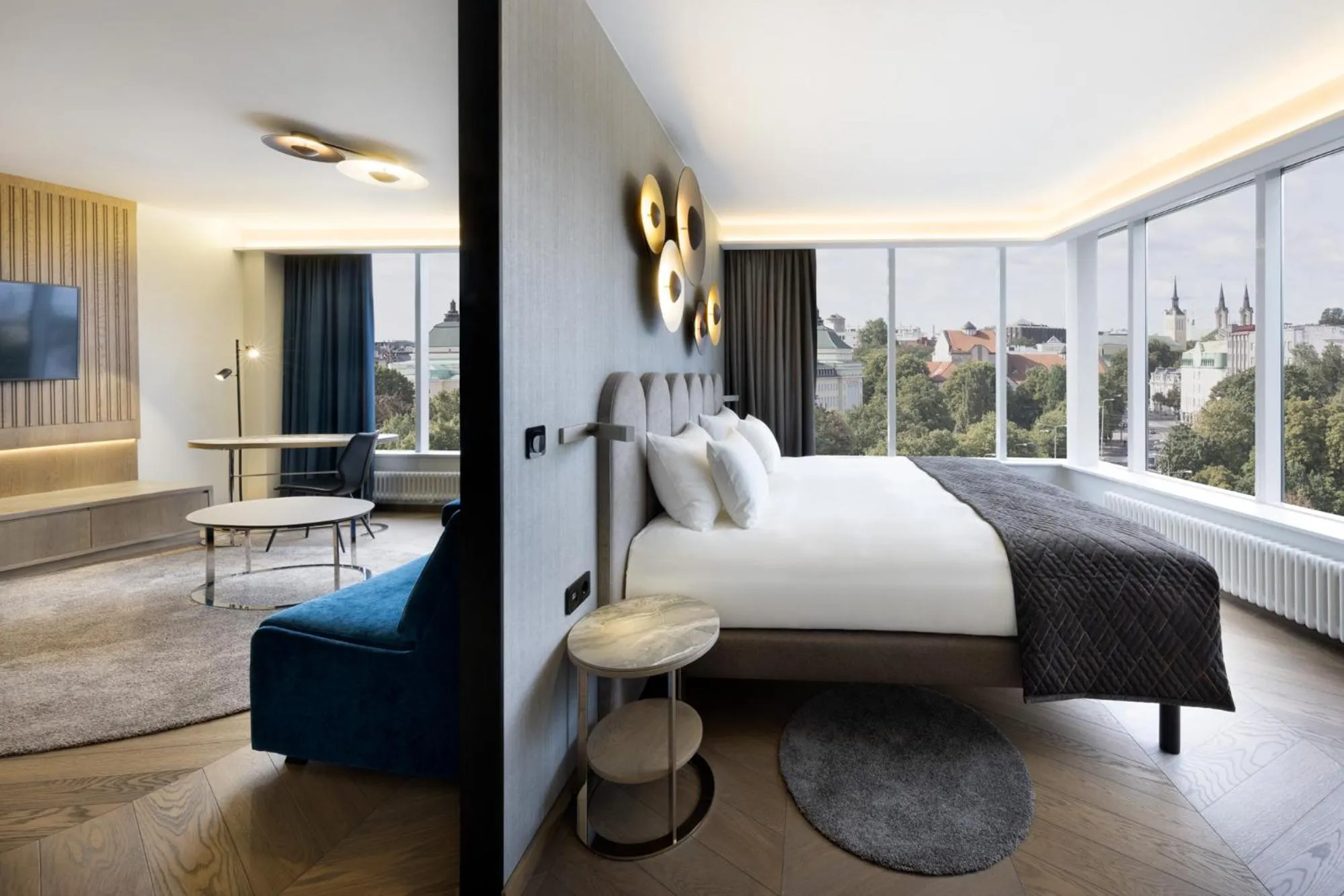 View (from property/room), Bed in Nordic Hotel Forum