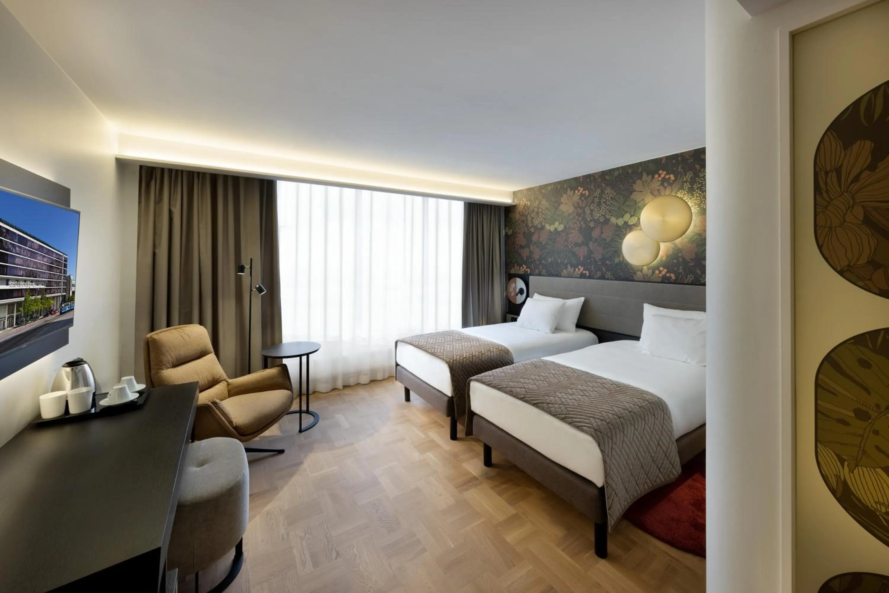 TV and multimedia, Bed in Nordic Hotel Forum