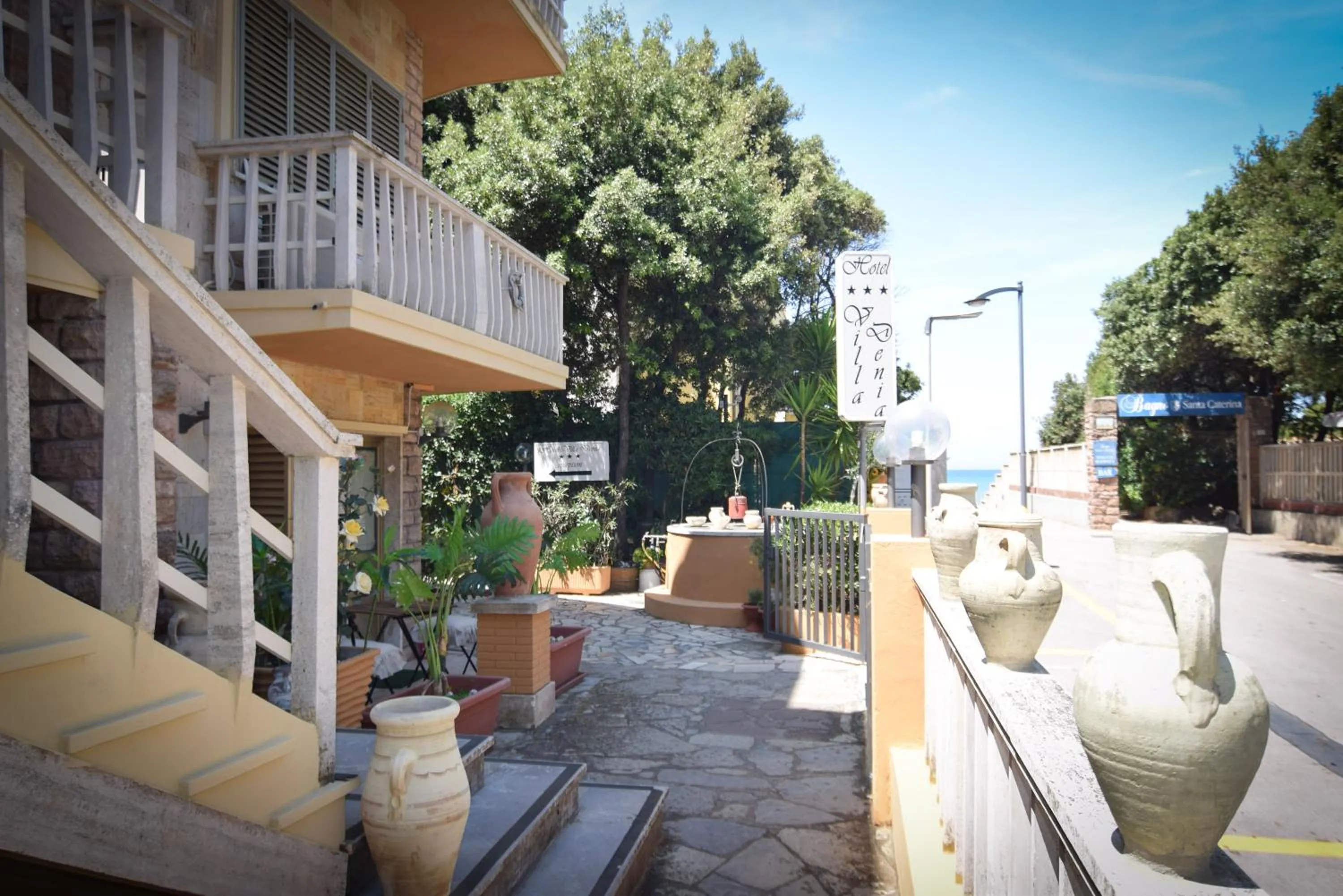 Garden view in Hotel Villa Denia