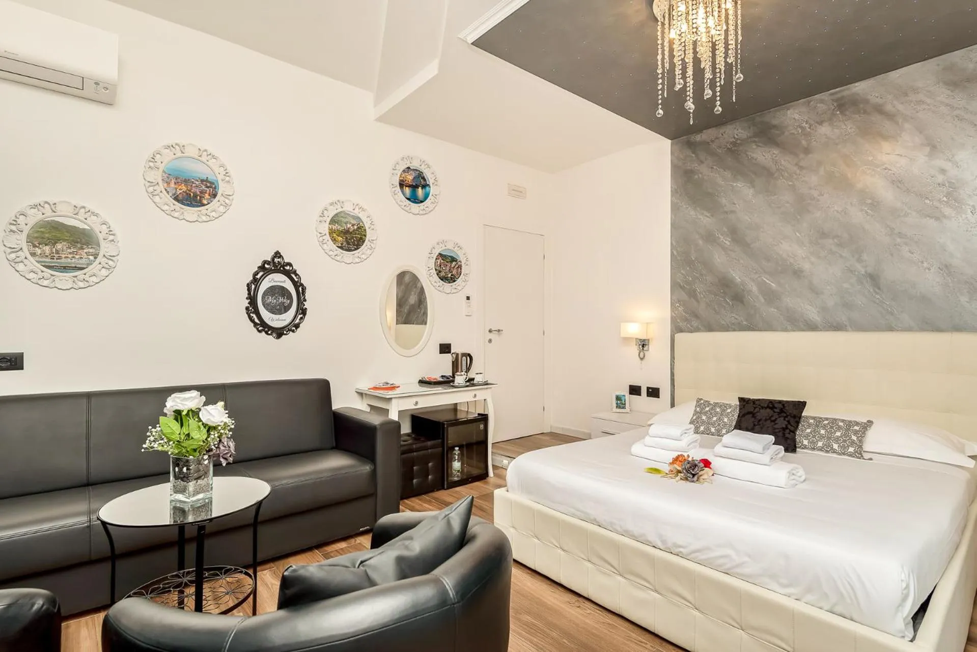 Photo of the whole room, Bed in My way