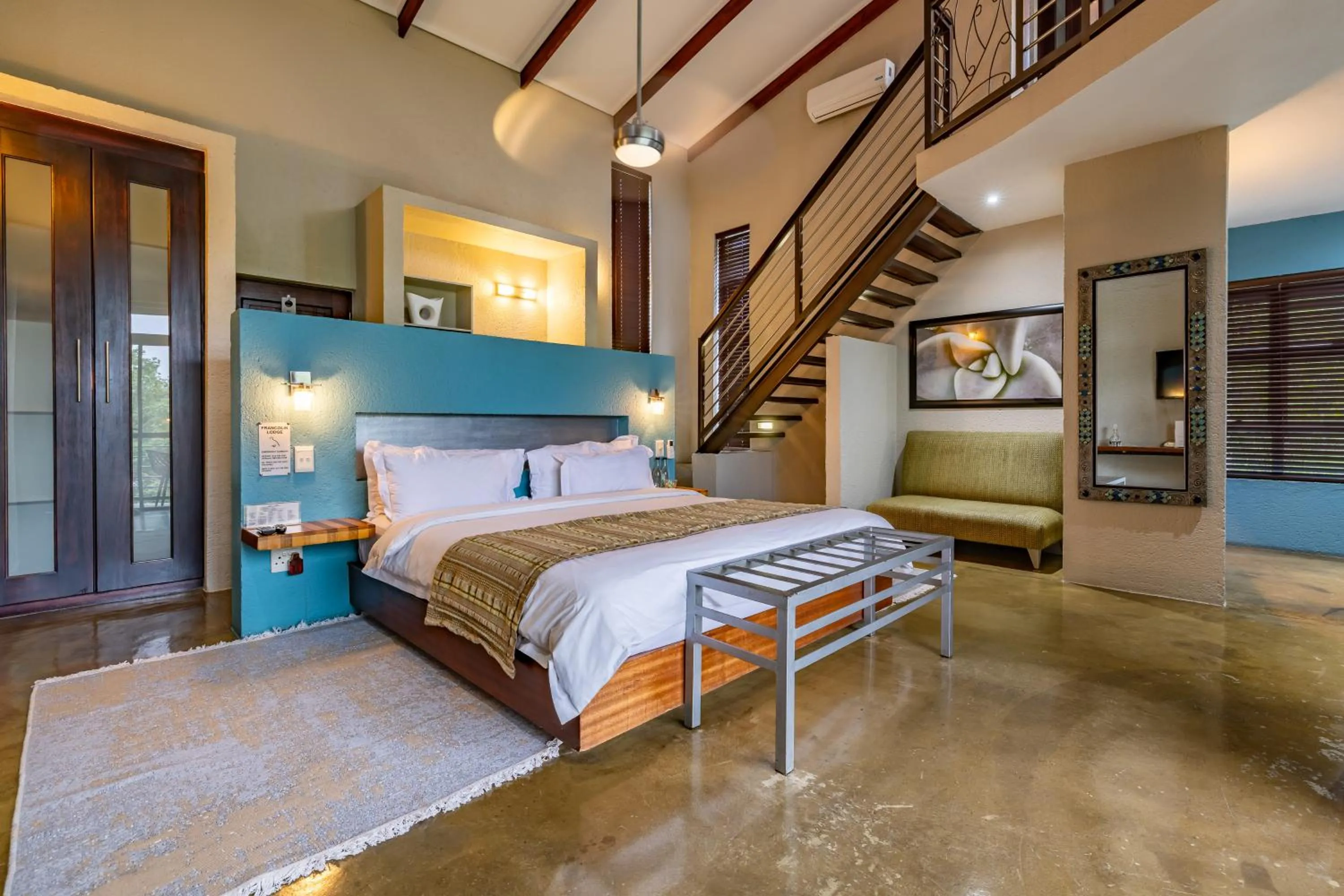 Bed in Francolin Lodge