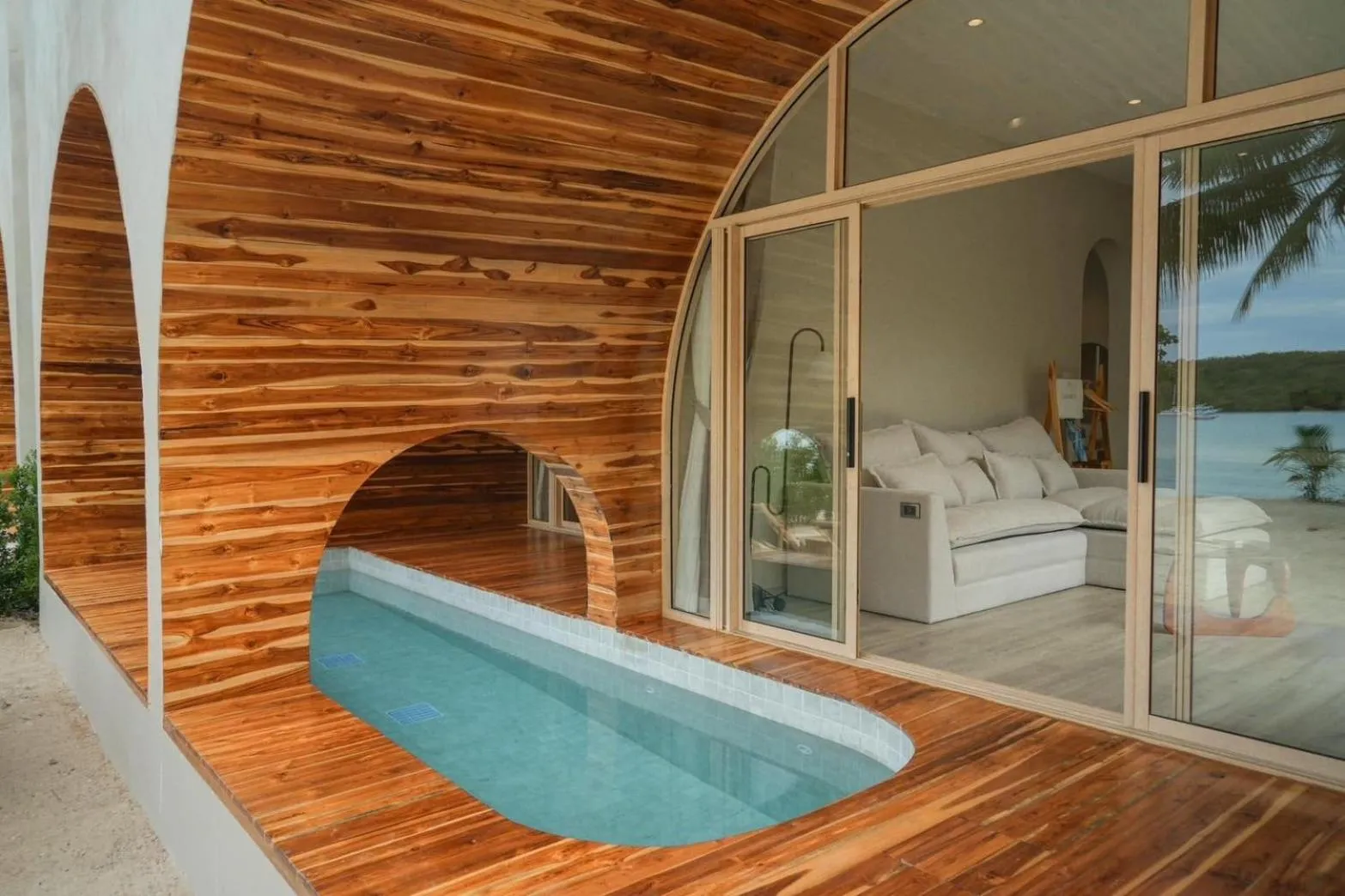 Pool view in Siam Beach Resort Koh Kood