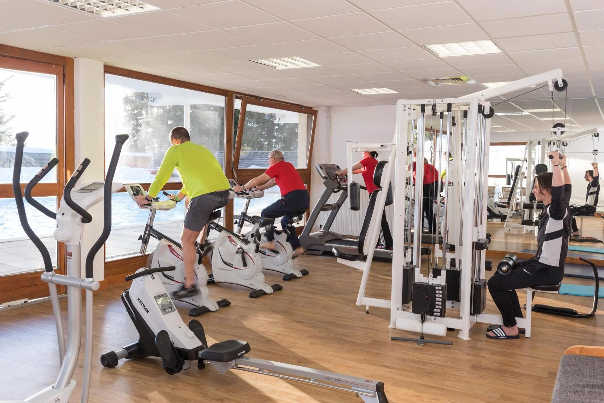 Fitness centre/facilities in Résidence Les Villages du Bachat