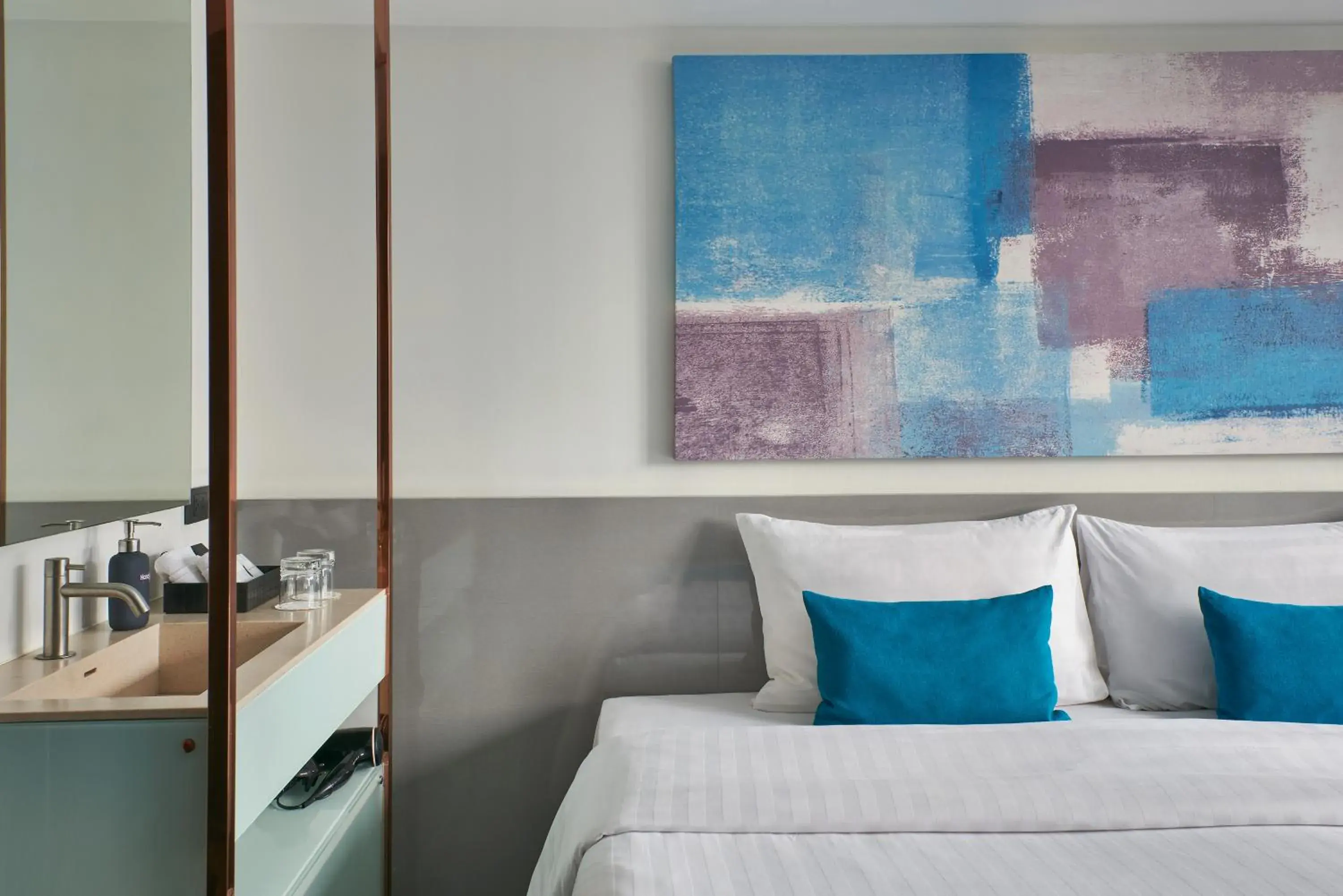 Bed in Sora Hotel Silom Bed in Sora Hotel Silom