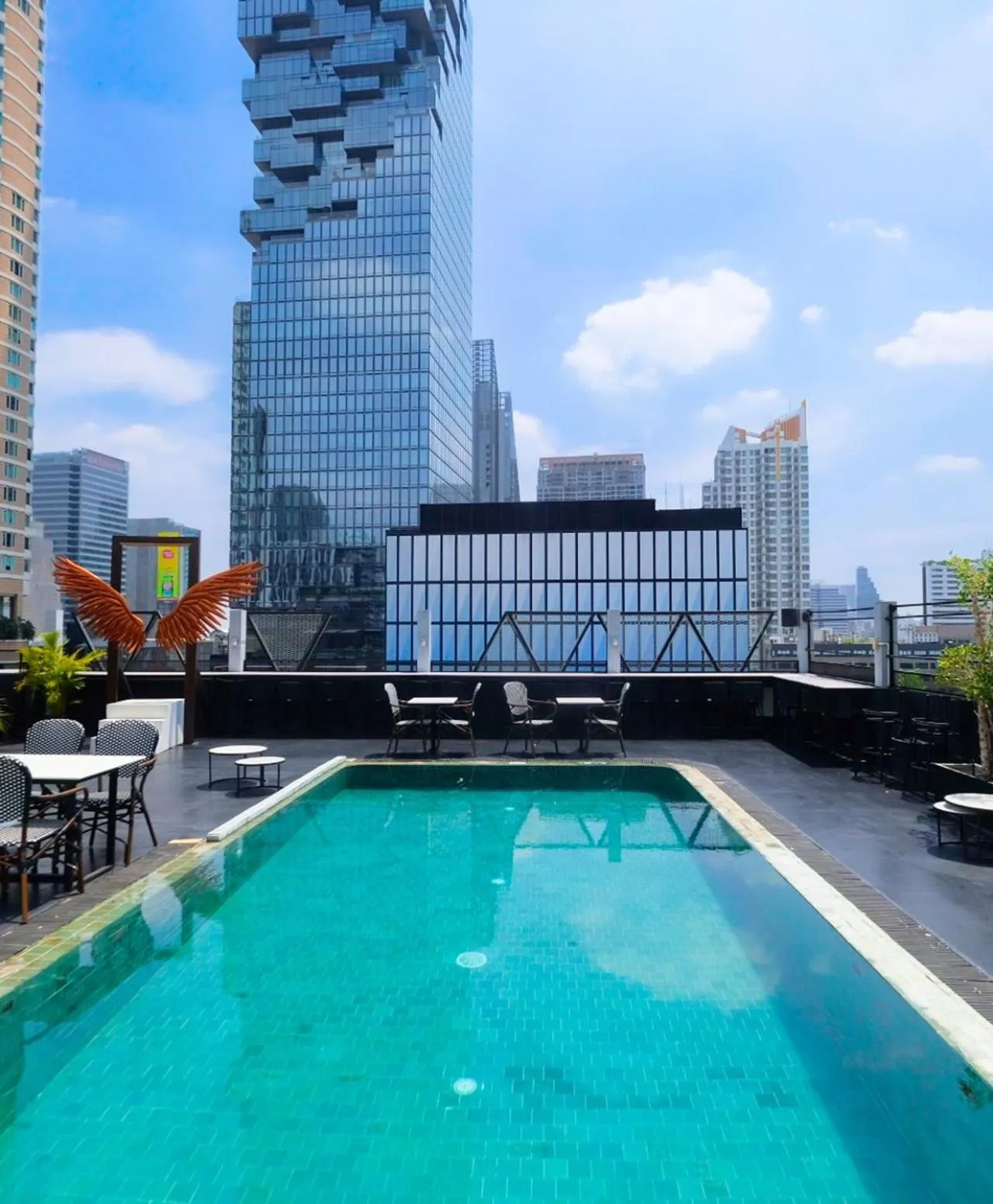 City view in Sora Hotel Silom