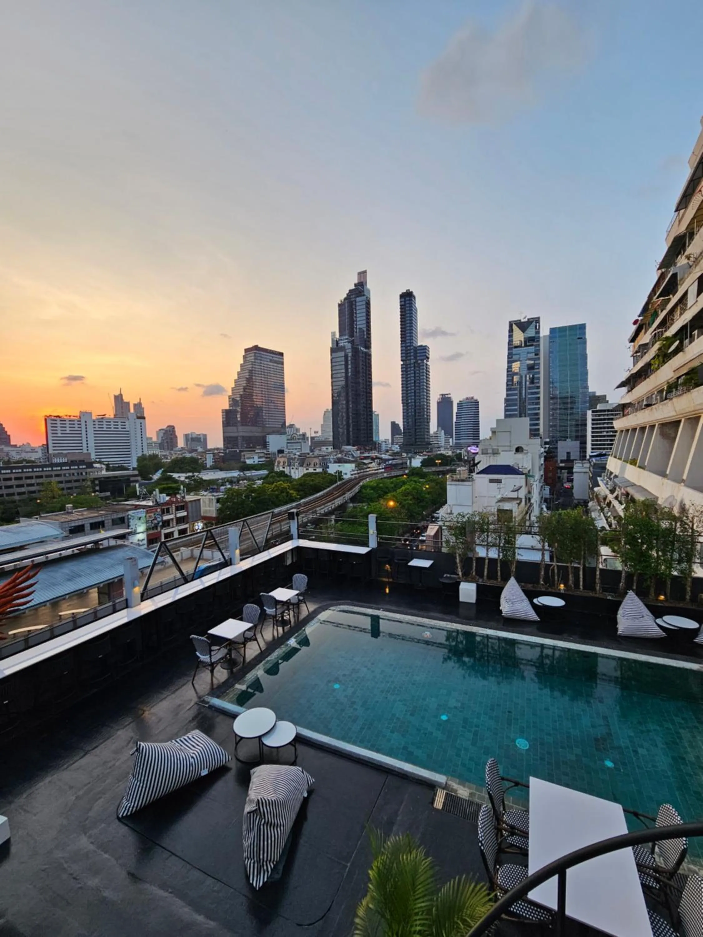 City view in Sora Hotel Silom