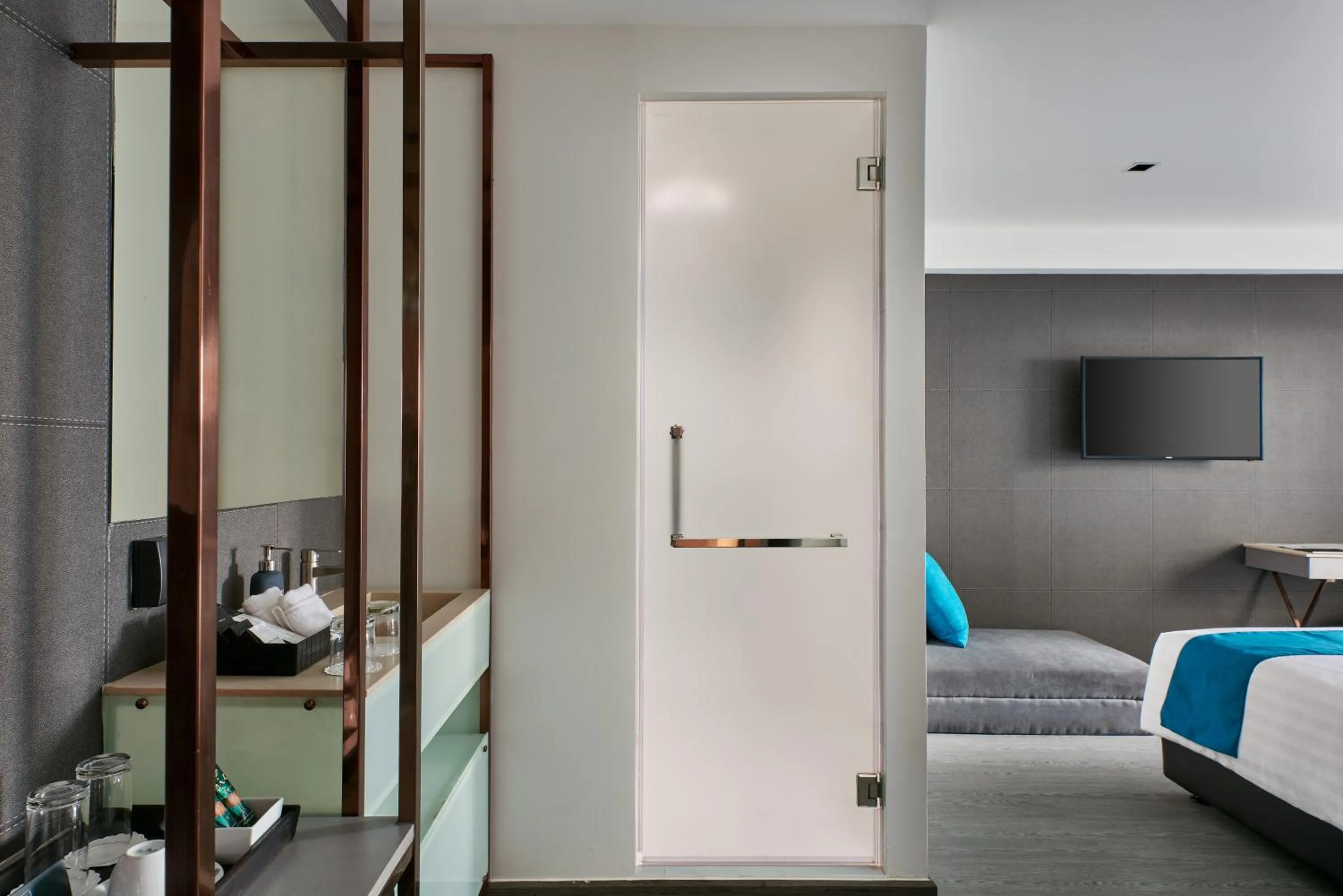 Bedroom, Bed in Haven't Met Bangkok Silom by Cross Collection