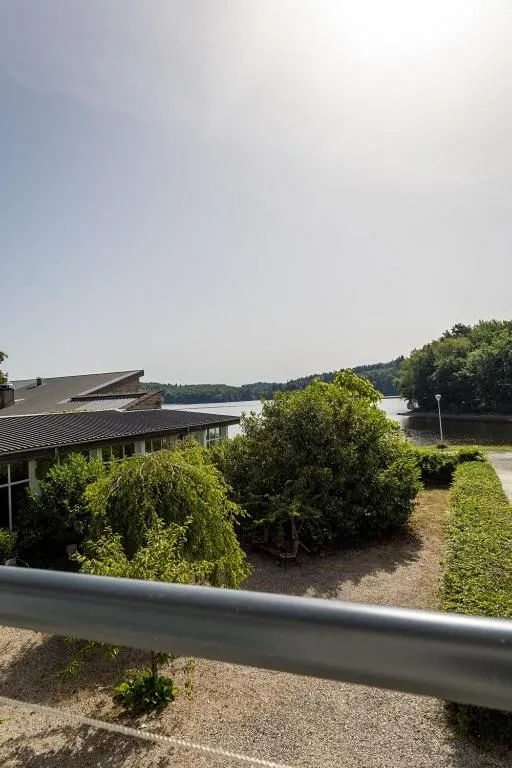 Balcony/Terrace in Logis Hotel du Lac