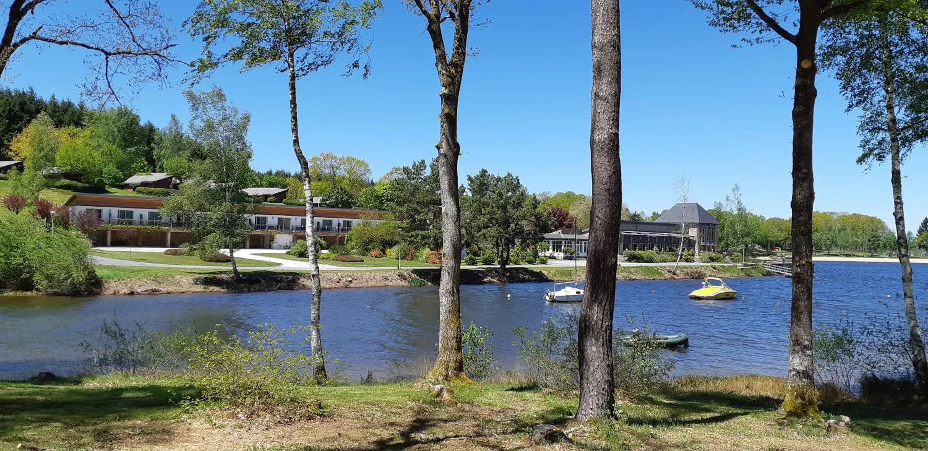 View (from property/room) in Logis Hotel du Lac View (from property/room) in Logis Hotel du Lac