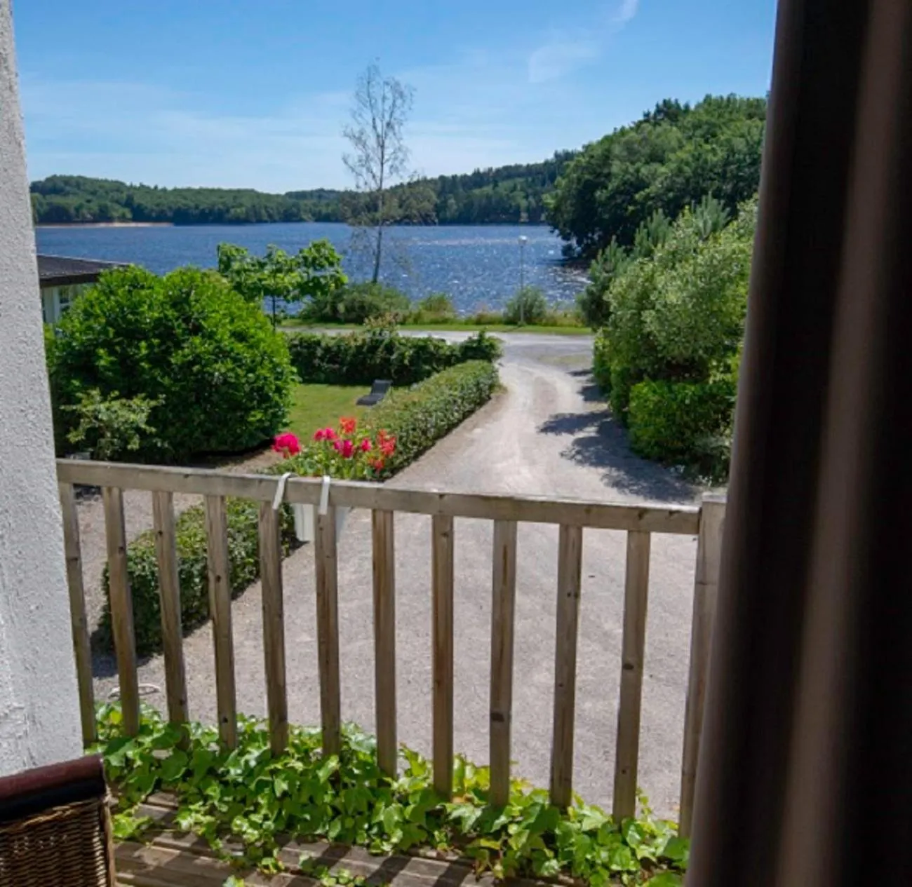 View (from property/room) in Logis Hotel du Lac