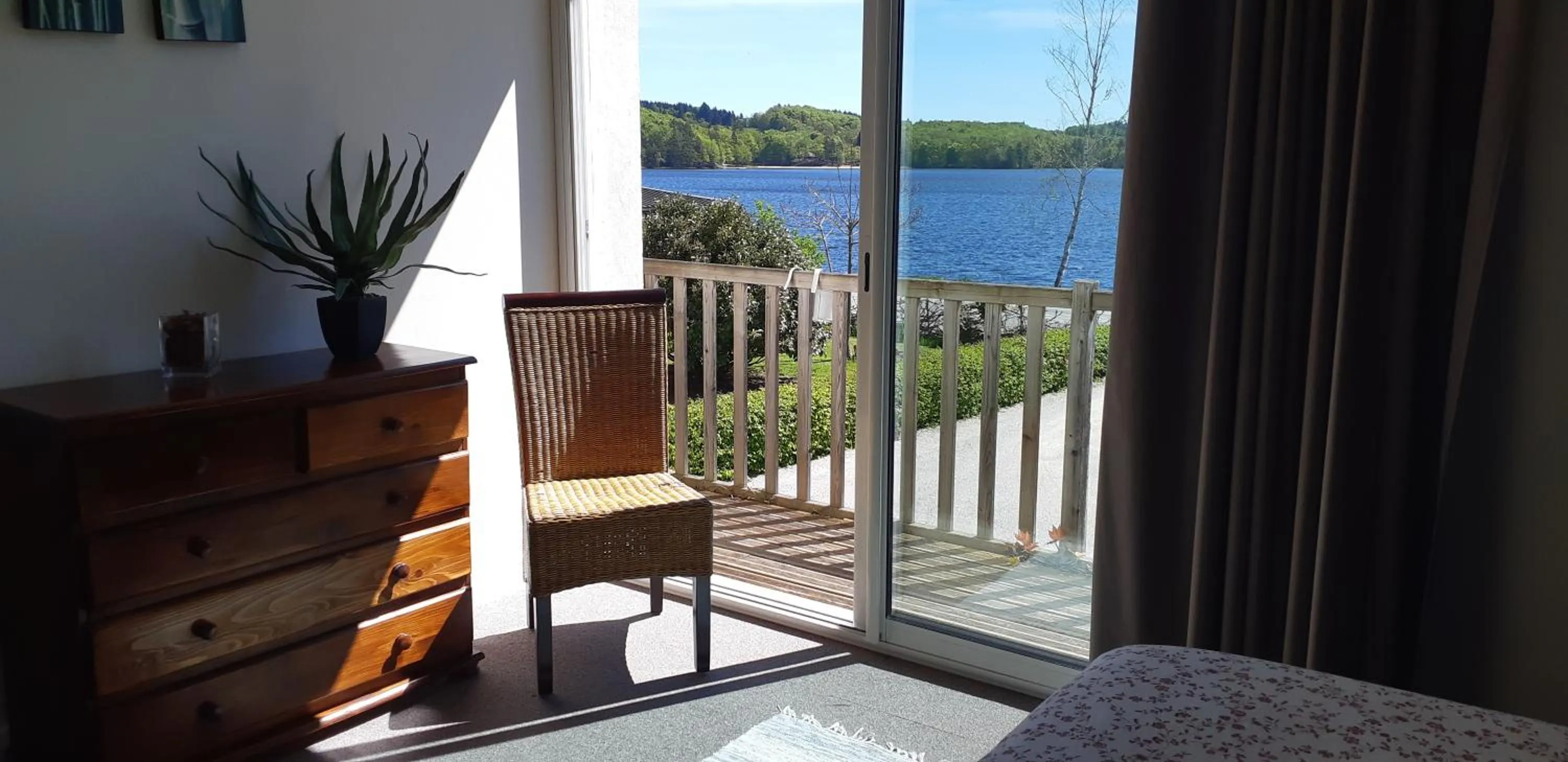 View (from property/room) in Logis Hotel du Lac