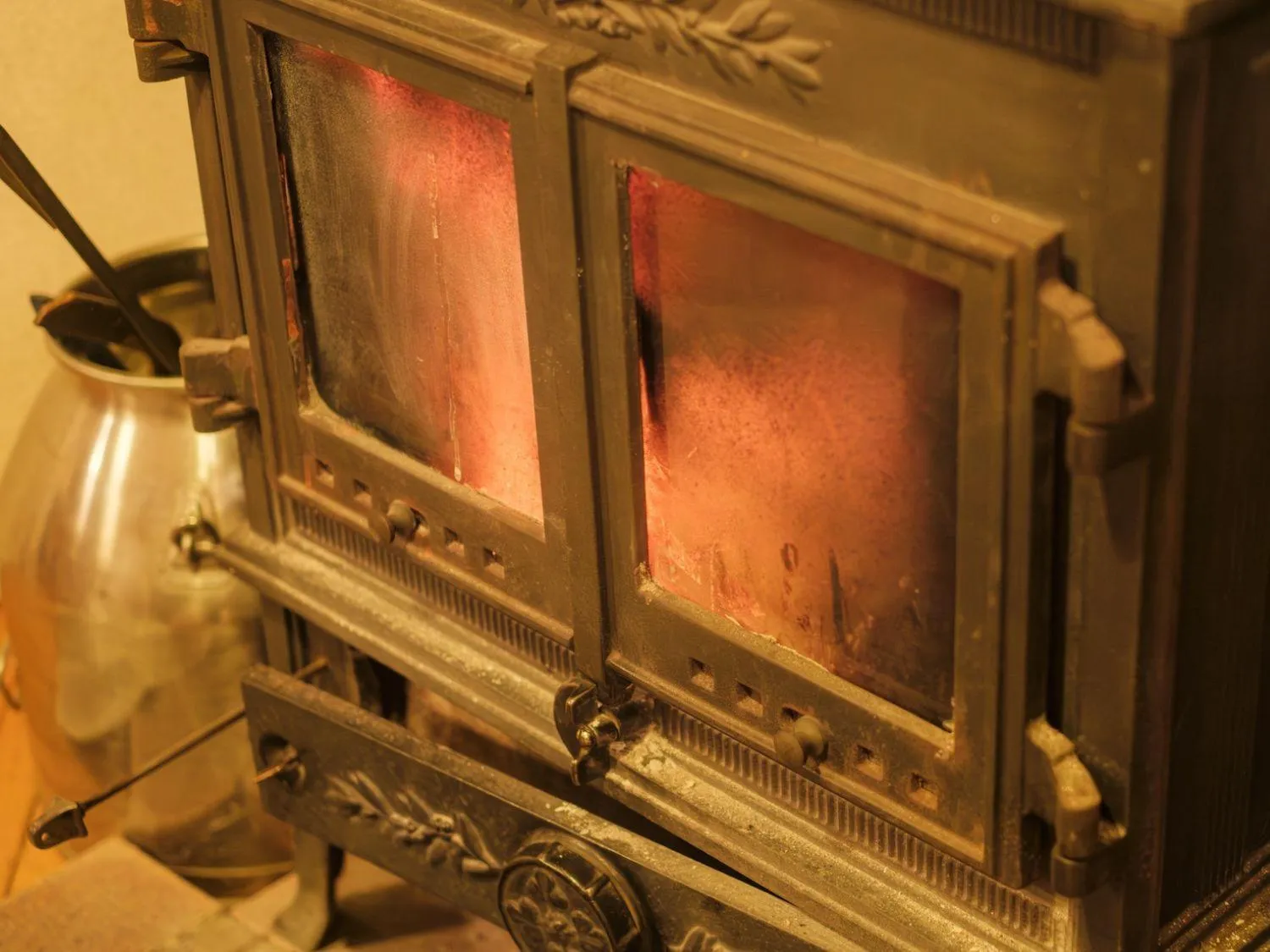 fireplace in Pension Himawari