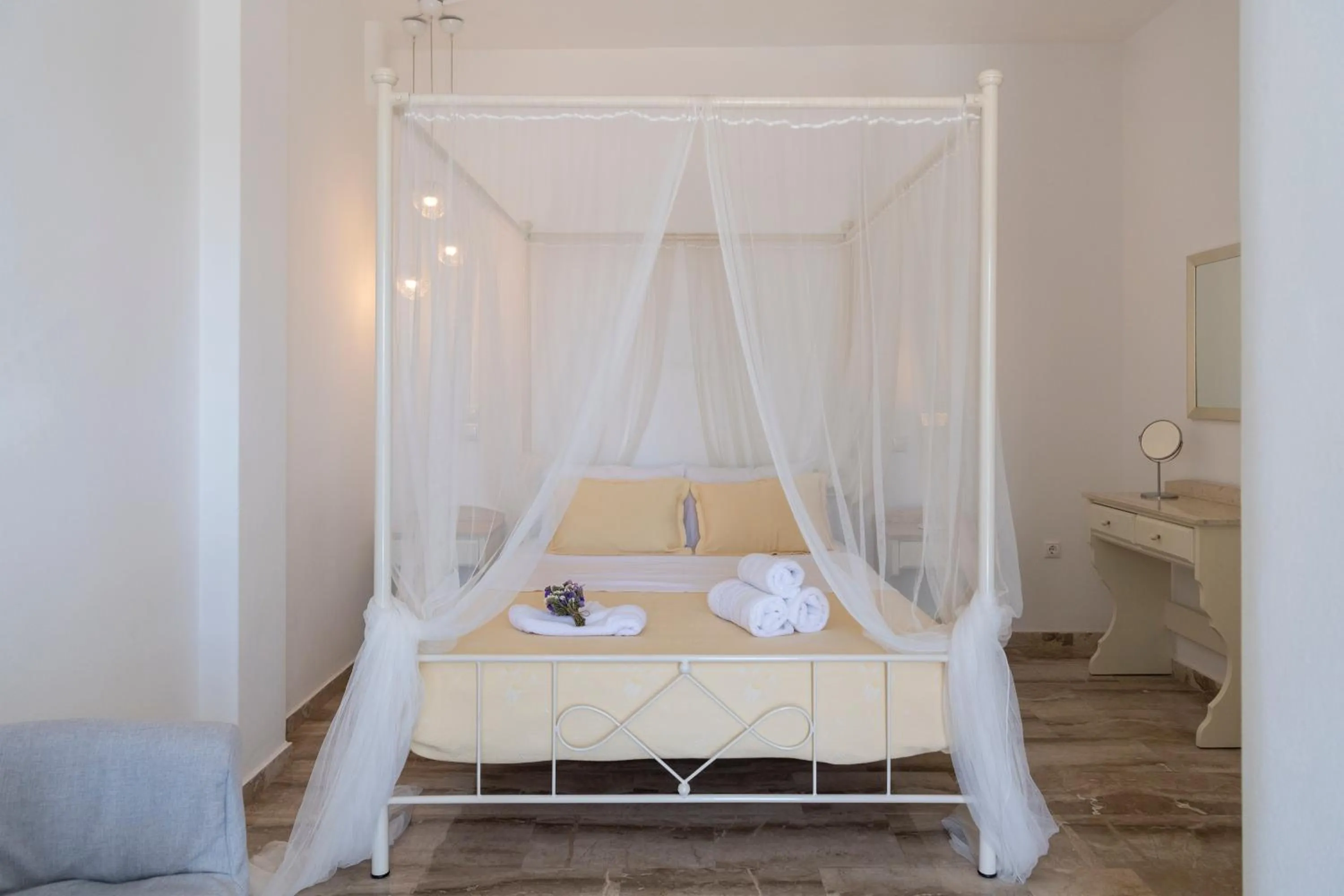 Bed in Eleana Studios