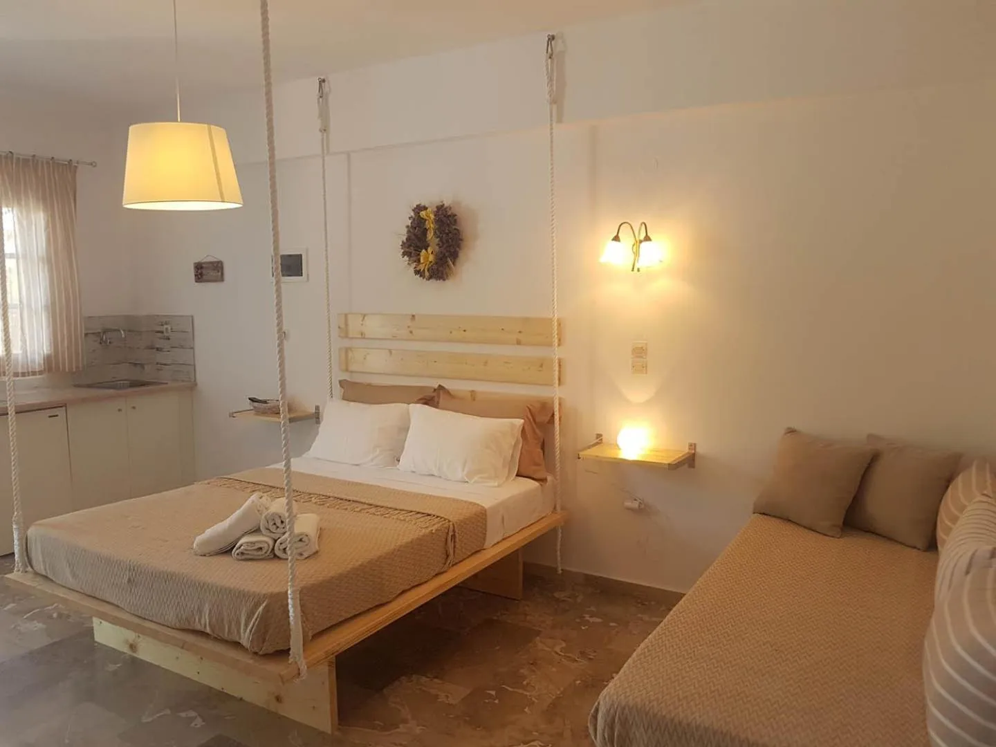 Bed in Eleana Studios