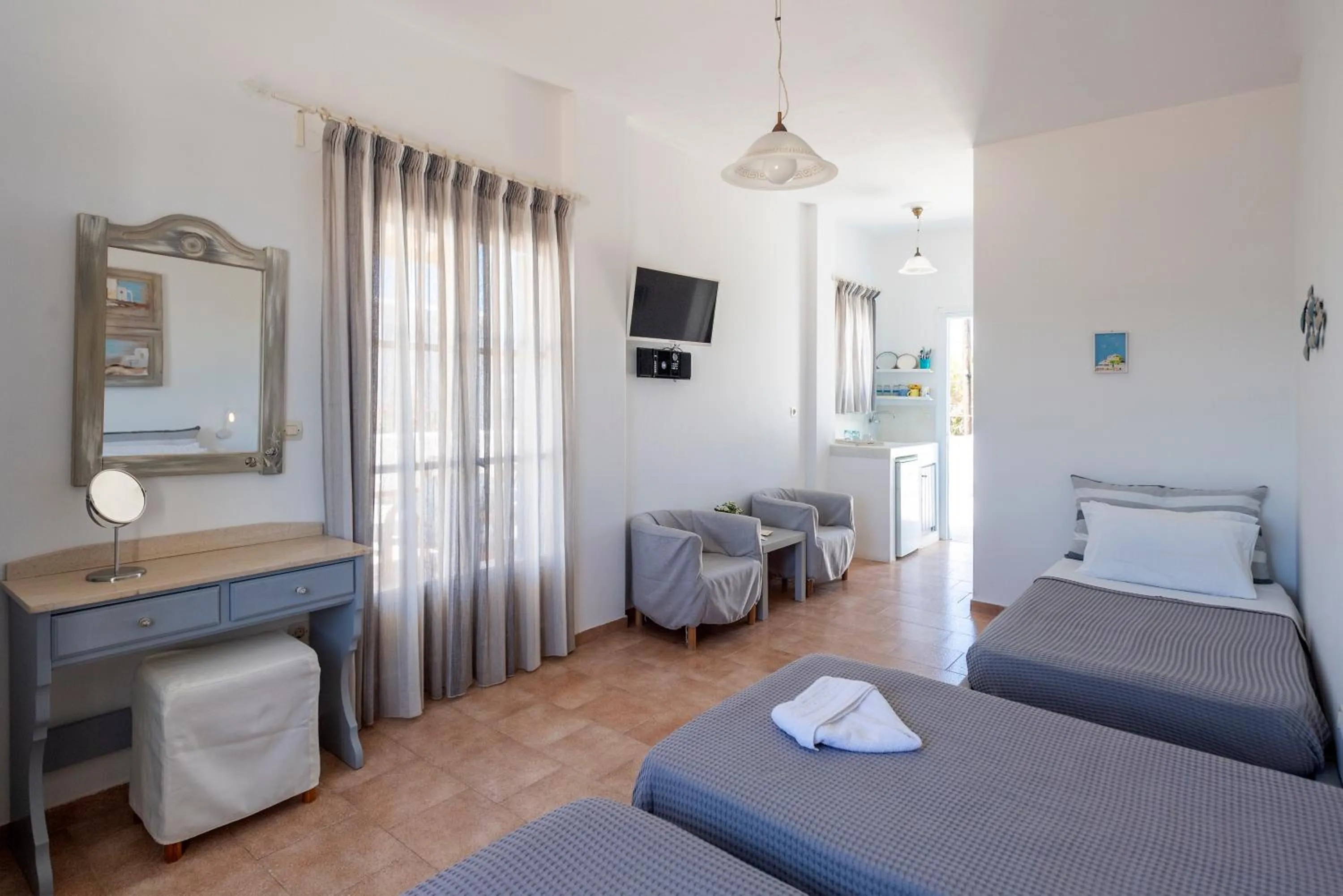 Bed in Eleana Studios