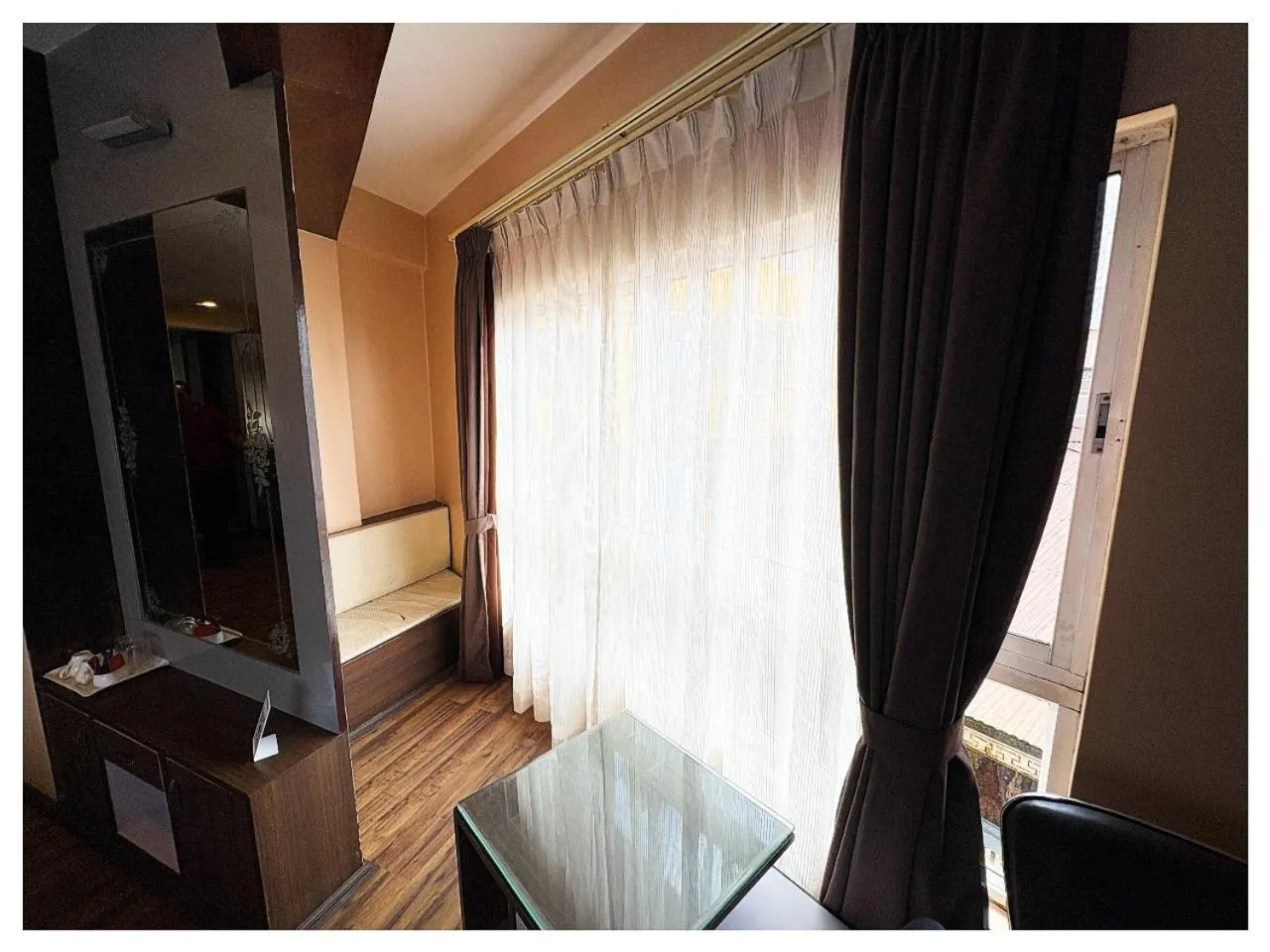 Bed in Hotel Zambala Retreat & Spa Darjeeling