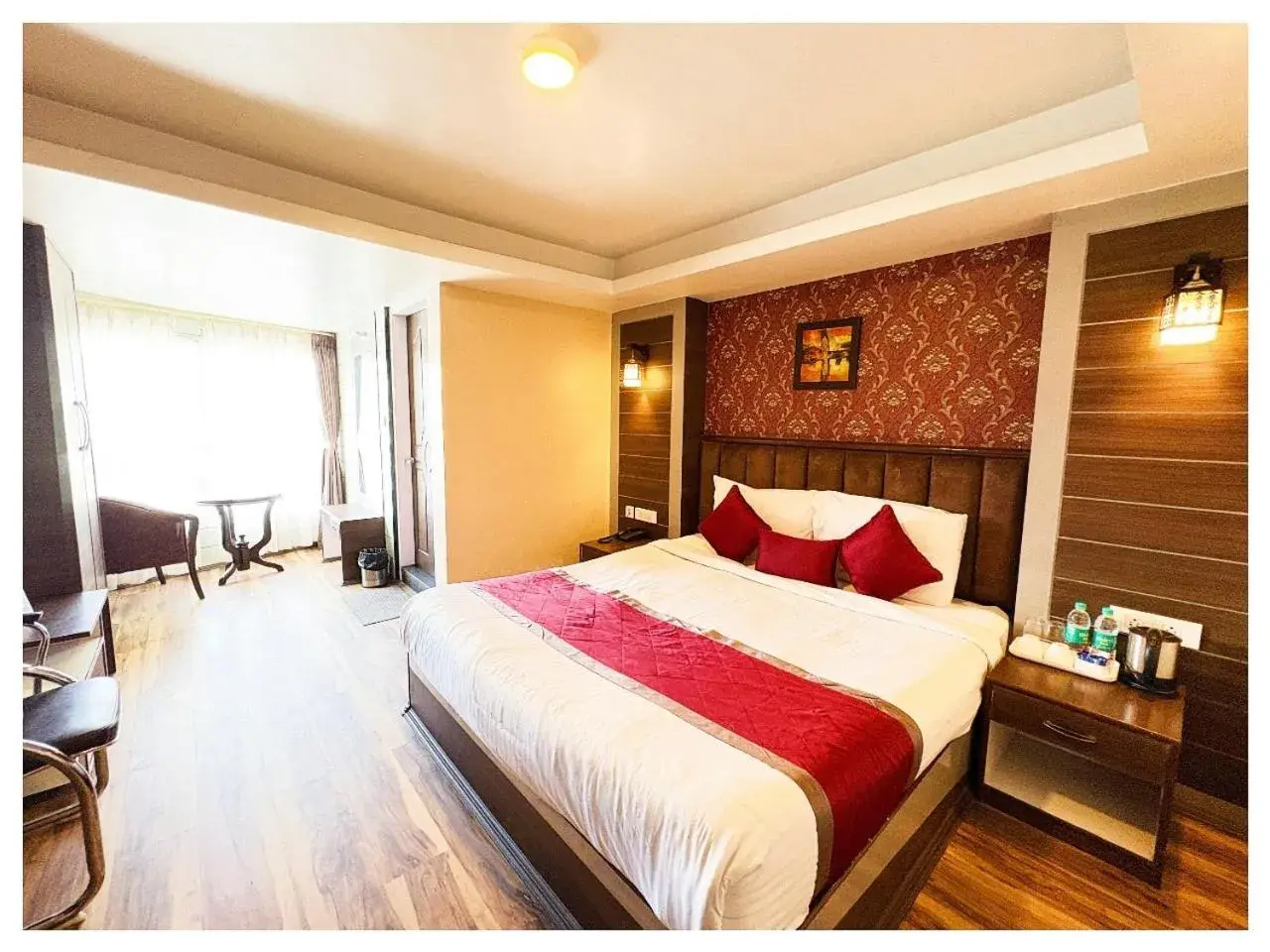 Bed in Hotel Zambala Retreat & Spa Darjeeling Bed in Hotel Zambala Retreat & Spa Darjeeling
