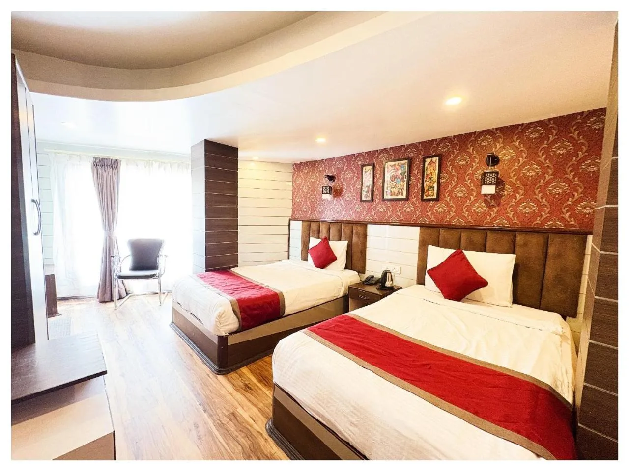 Bedroom, Bed in Hotel Zambala Retreat & Spa Darjeeling