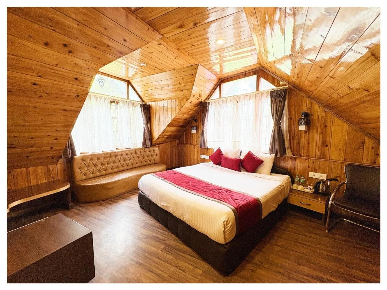 Bedroom, Bed in Hotel Zambala Retreat & Spa Darjeeling