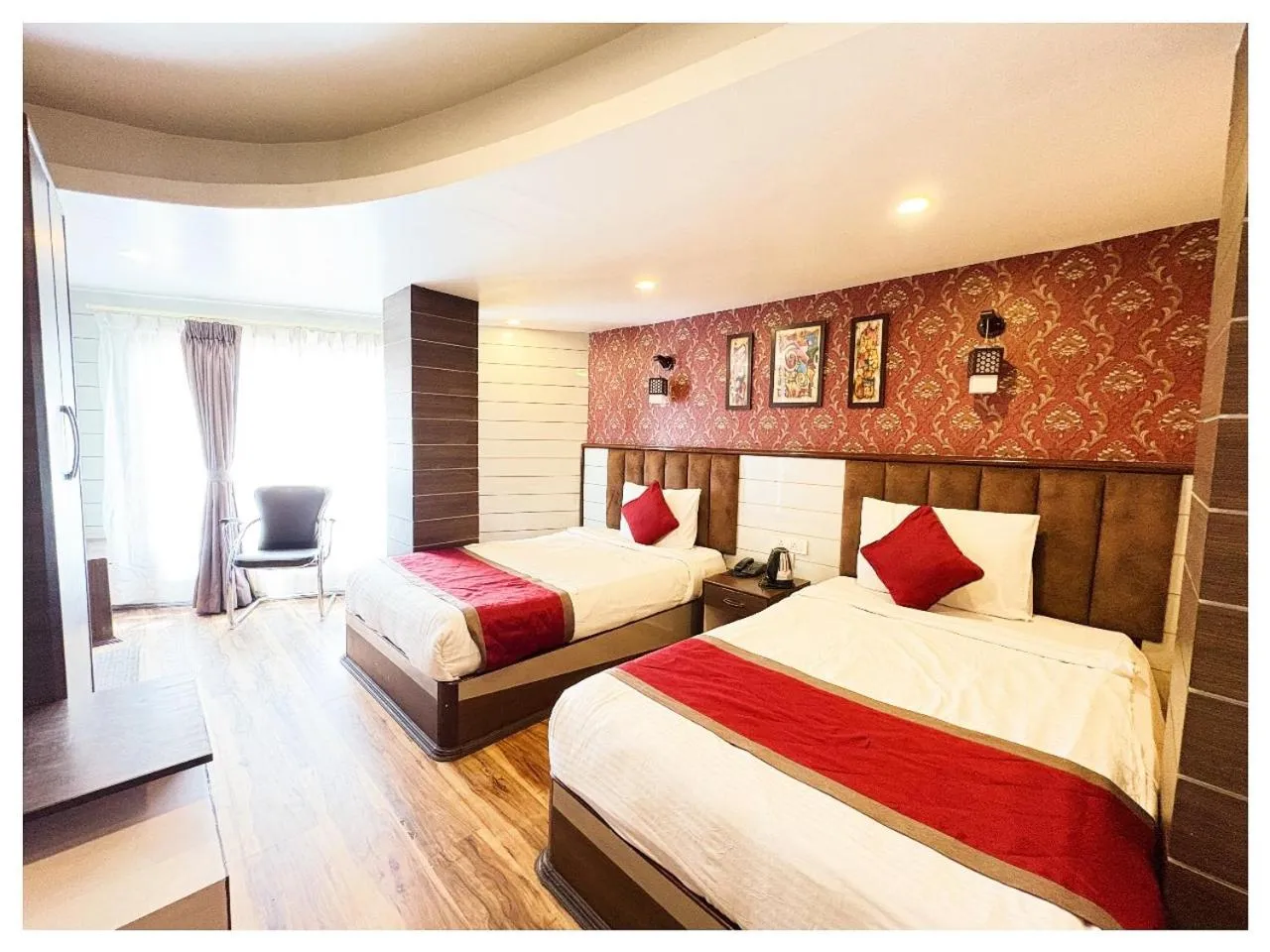 Bedroom, Bed in Hotel Zambala Retreat & Spa Darjeeling