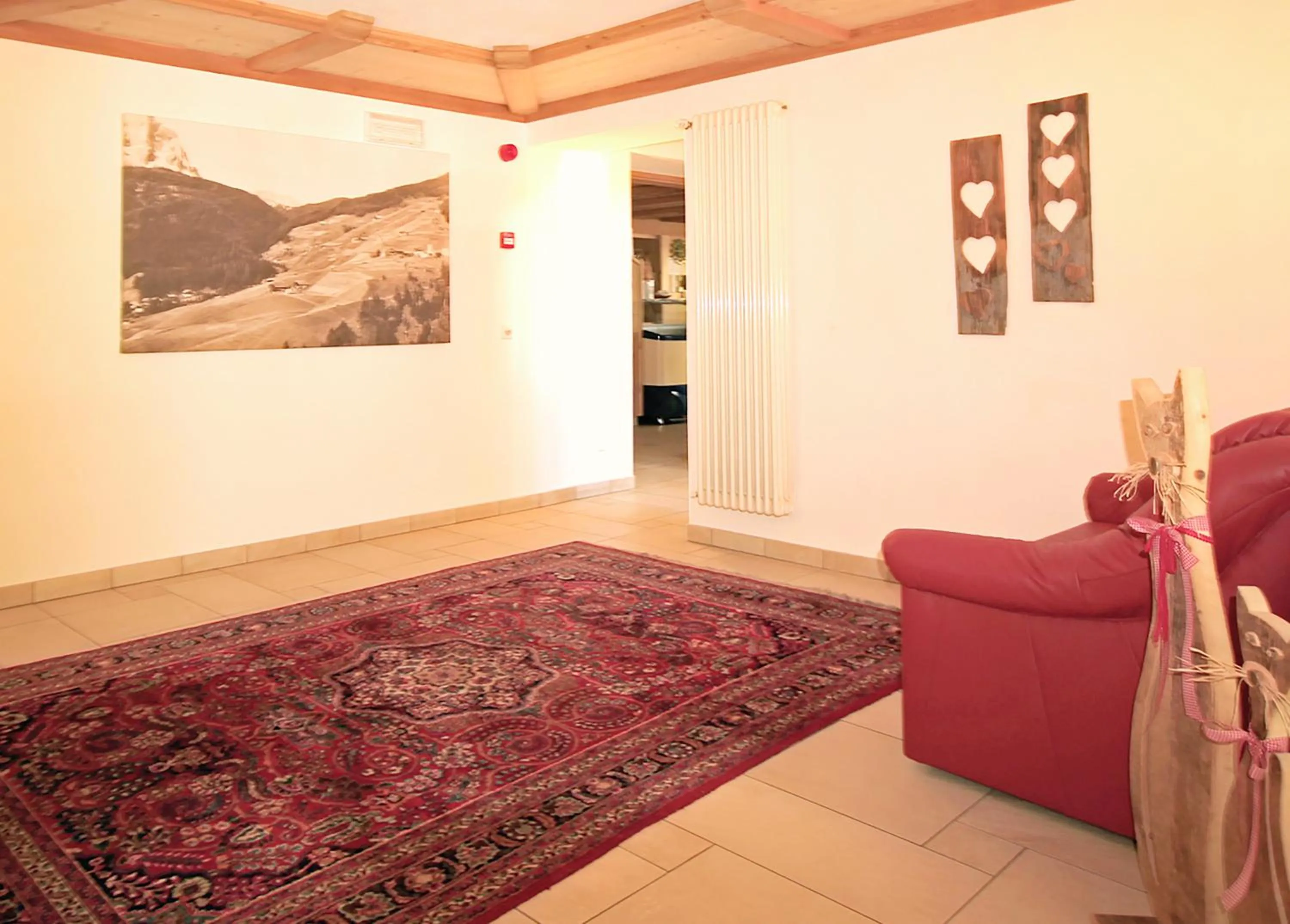 Lobby or reception in Pension Maria