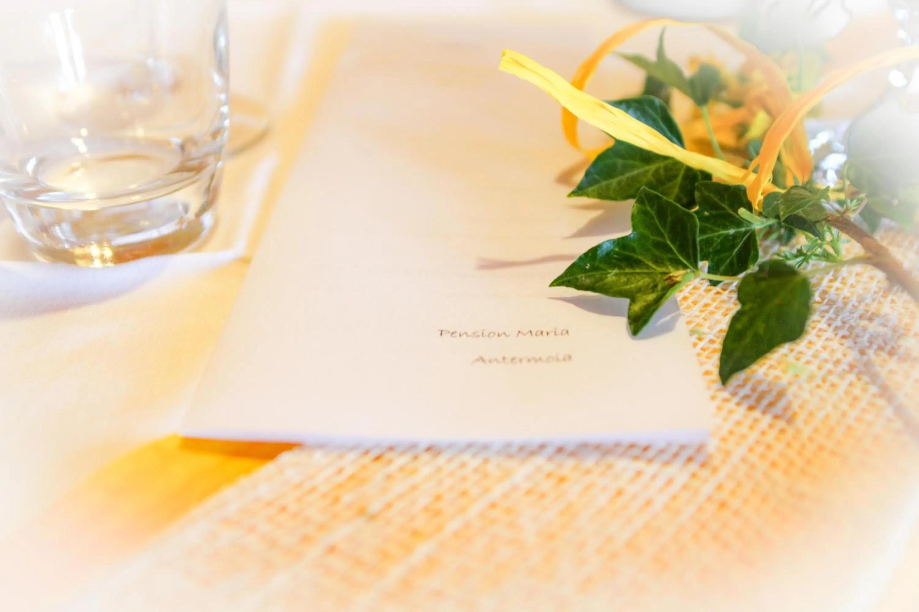 Decorative detail in Pension Maria