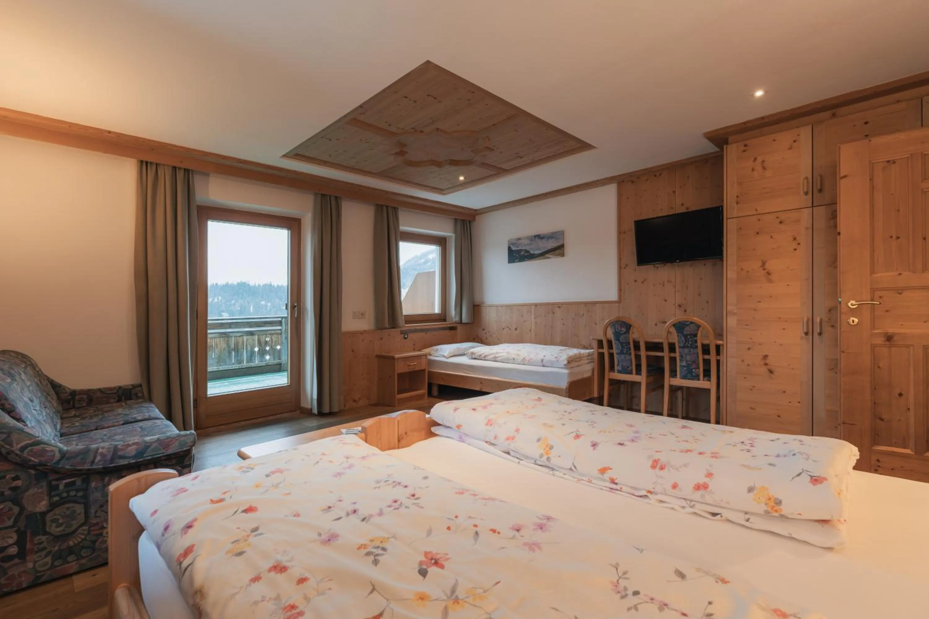 Bedroom, Bed in Pension Maria