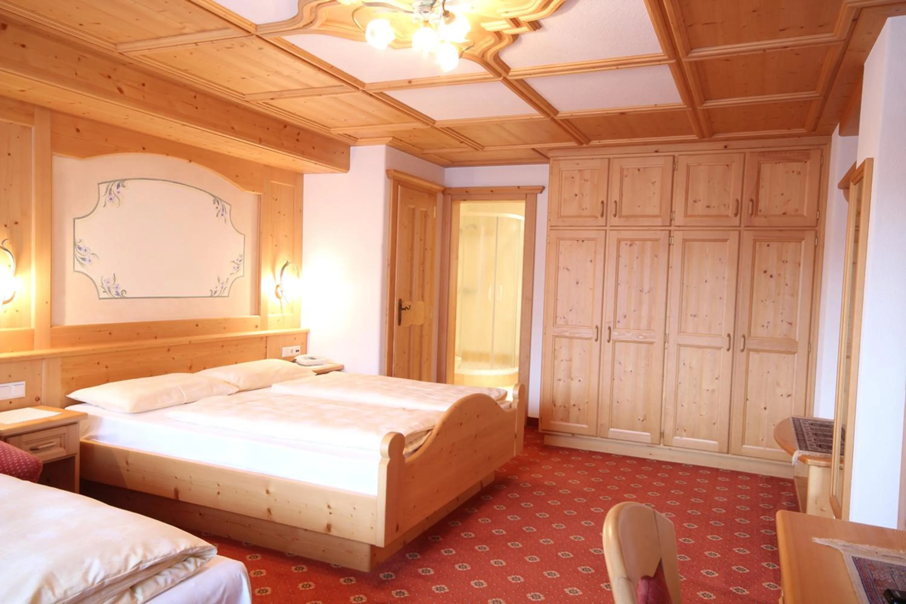 Bedroom, Bed in Pension Maria