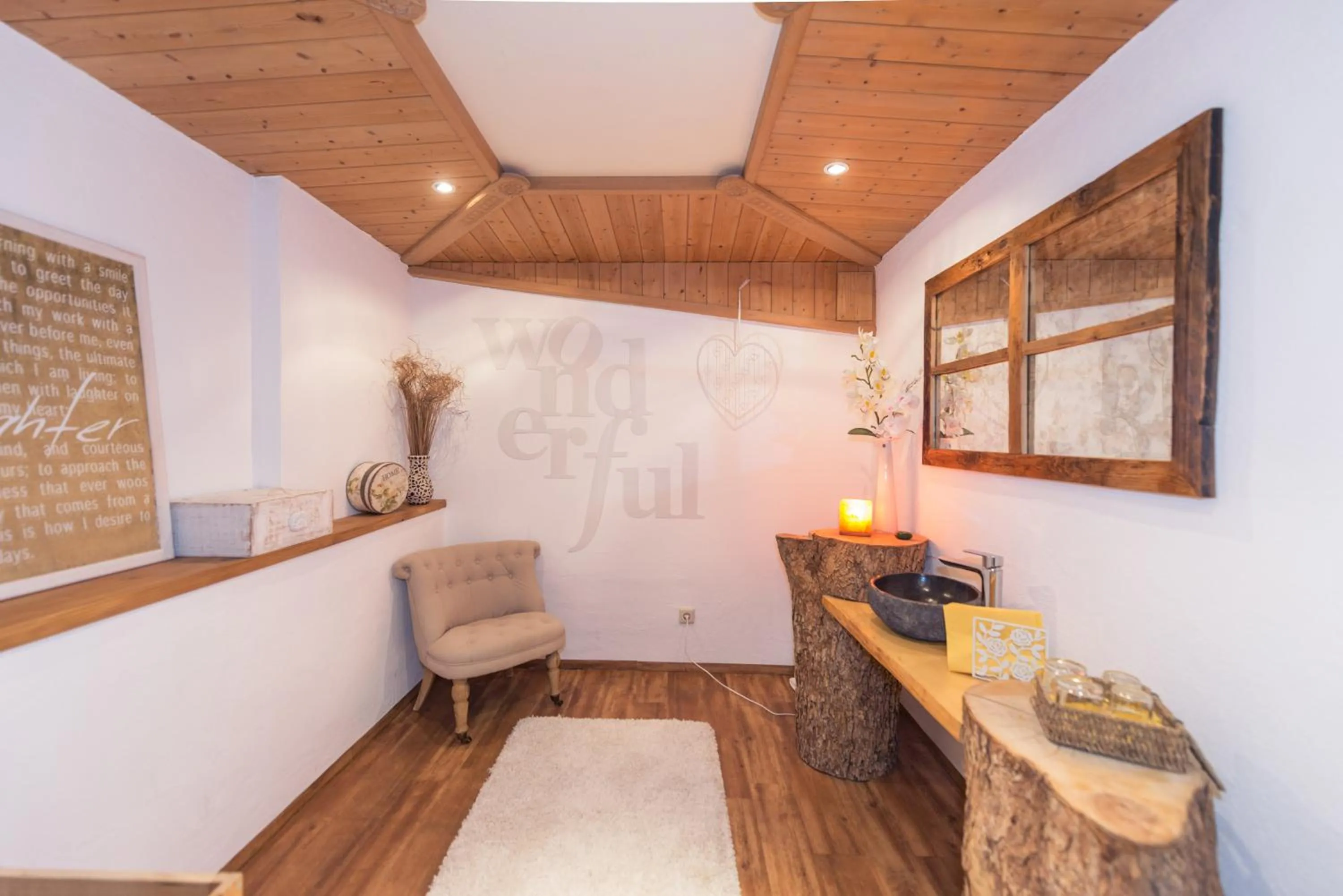 Sauna in Landhaus & Ferienwohnungen Bergrast