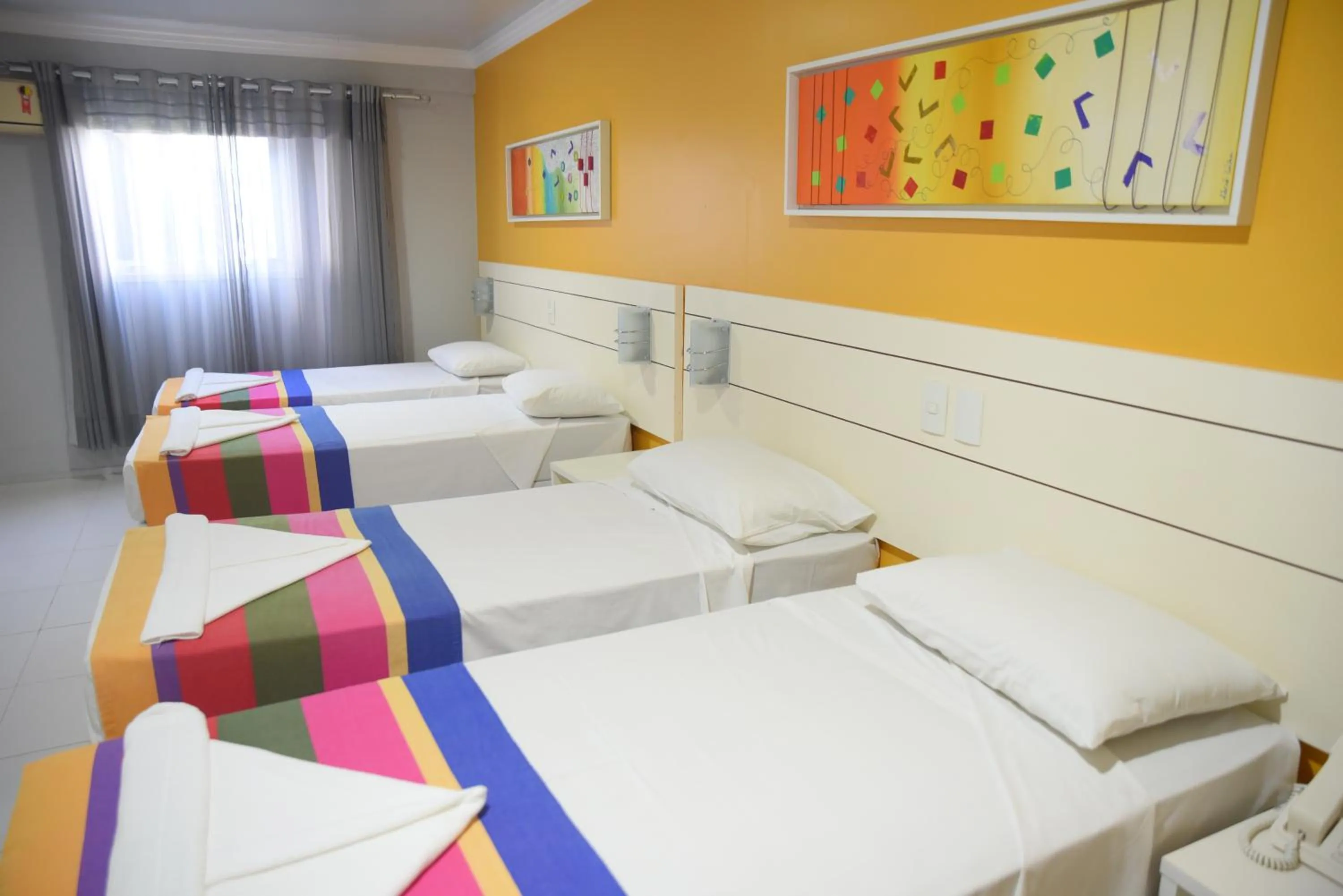 Bed in Veleiros Mar Hotel