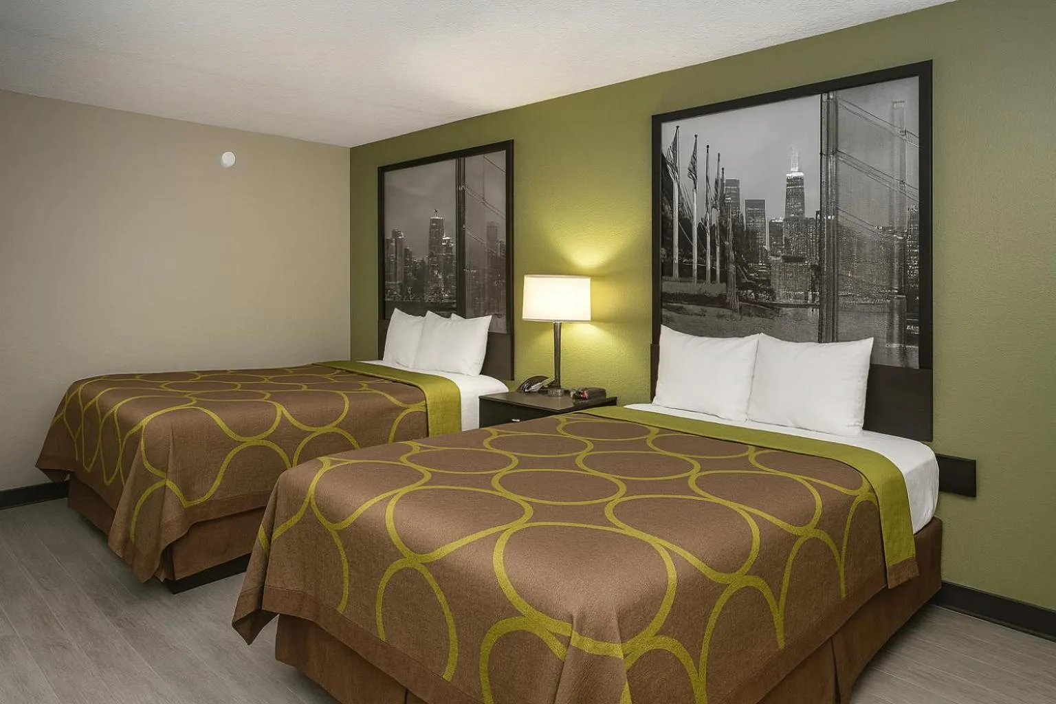 Bed in Super 8 by Wyndham Indianapolis South