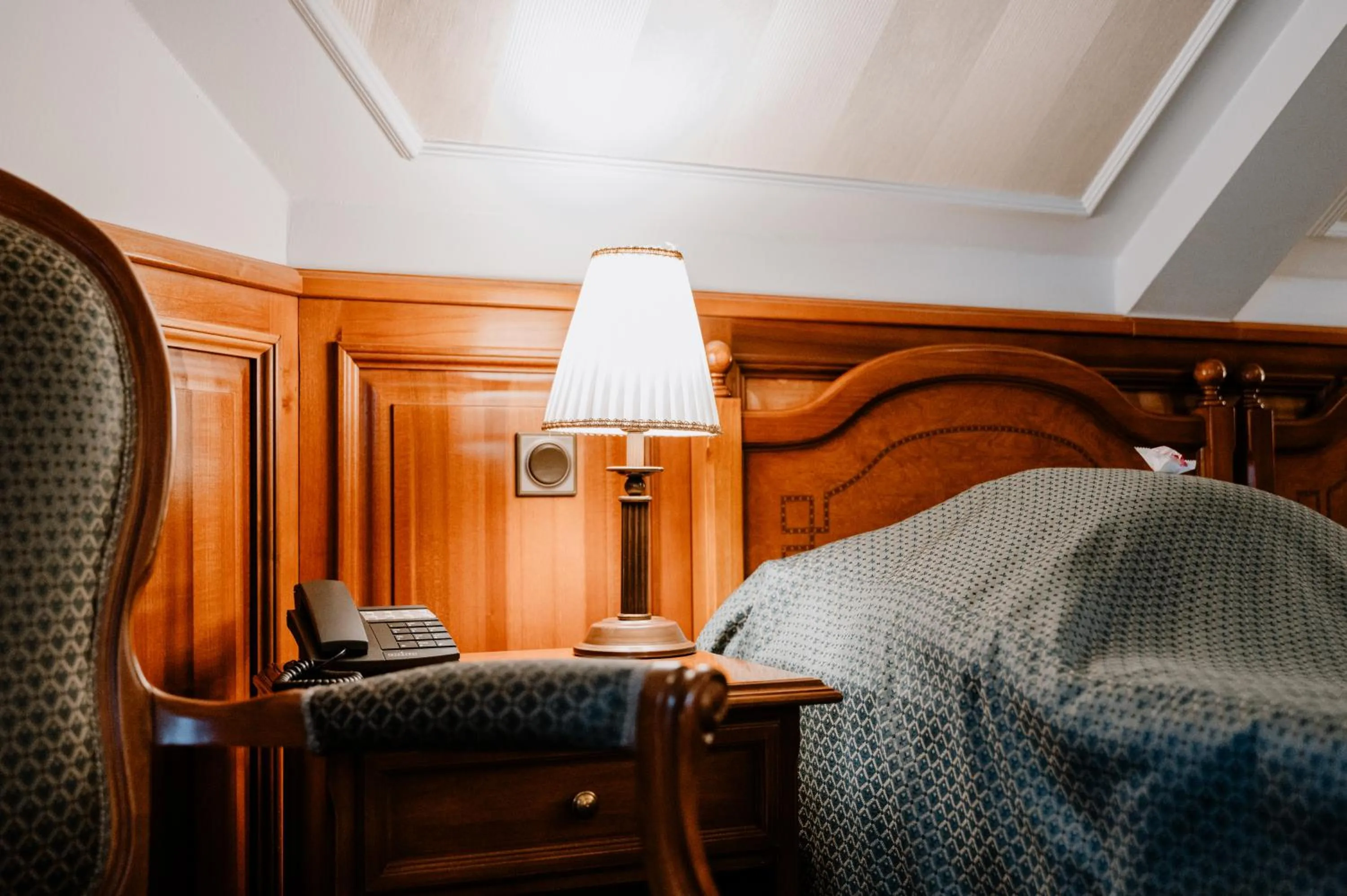 Bed in Kastélyhotel Sasvár Resort