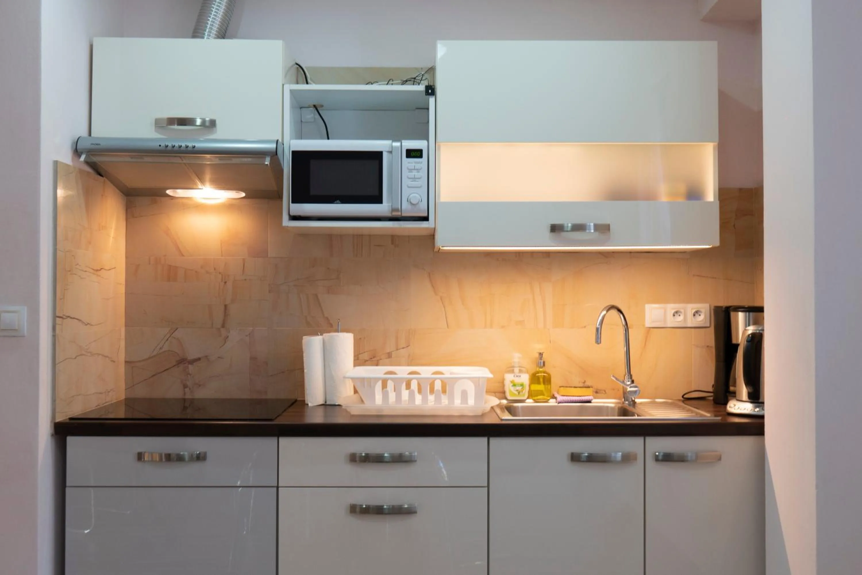 Communal kitchen in Diana Apartments Karlovy Vary