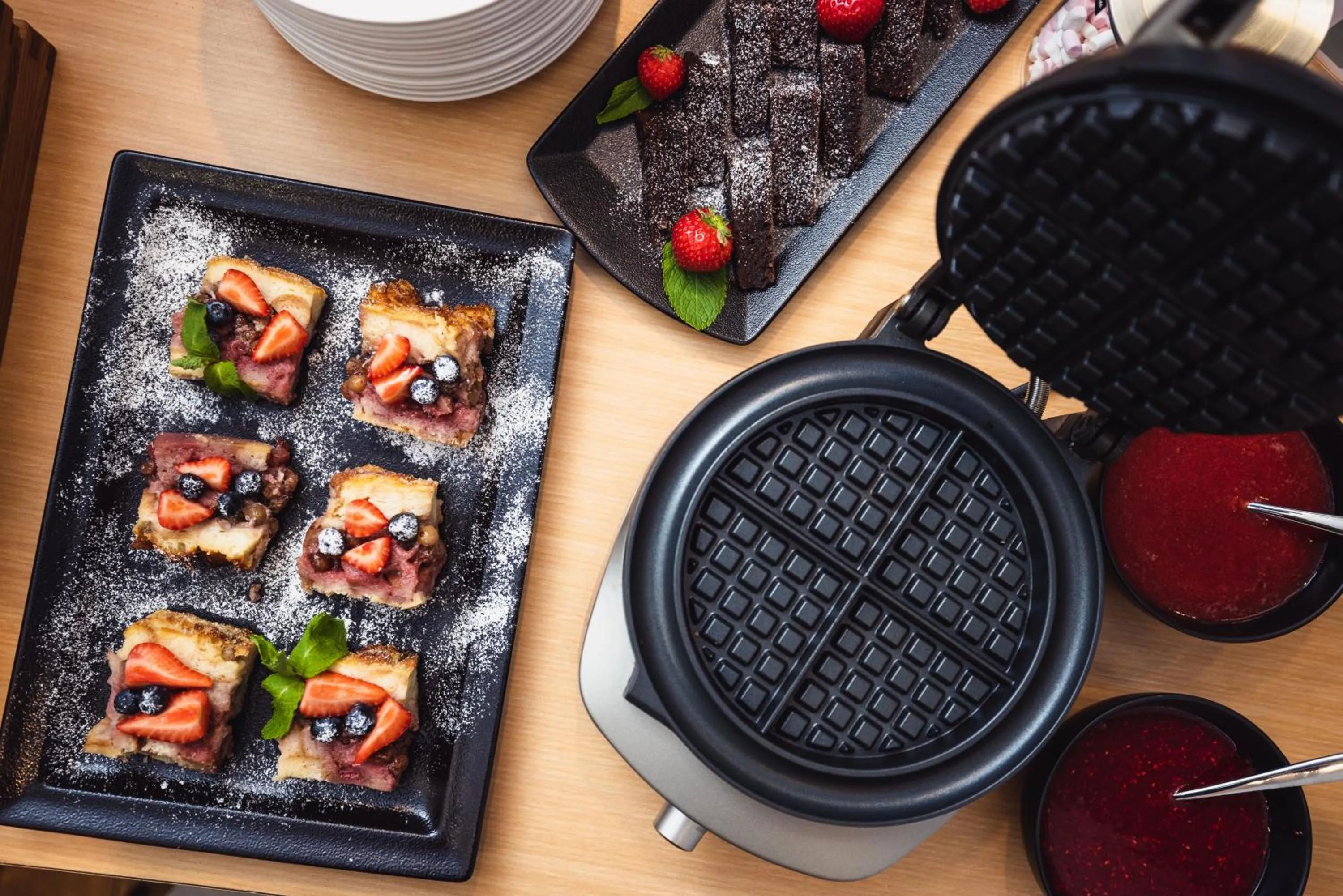 Food close-up in Hotel Soho