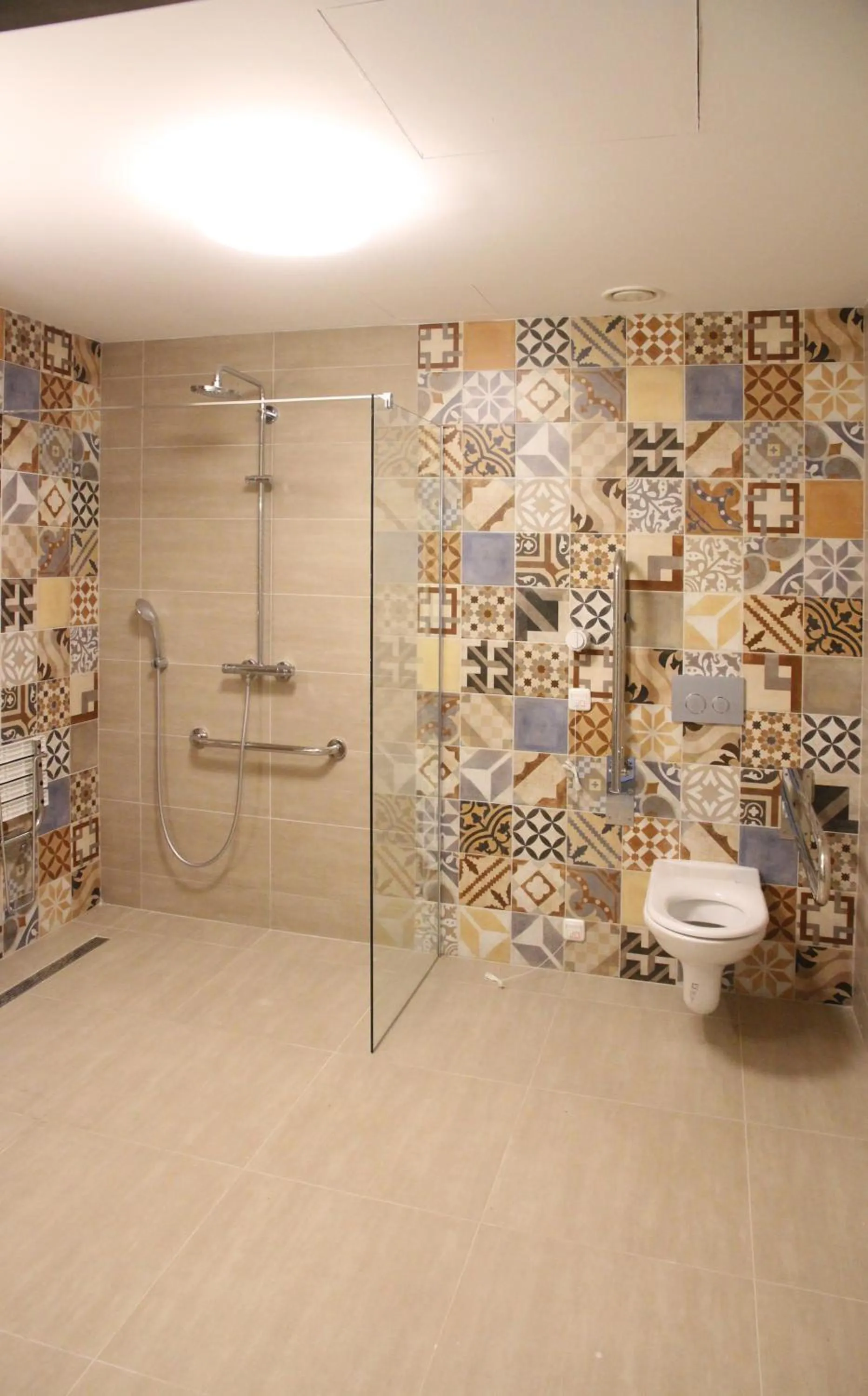 Bathroom in Hotel Devítka