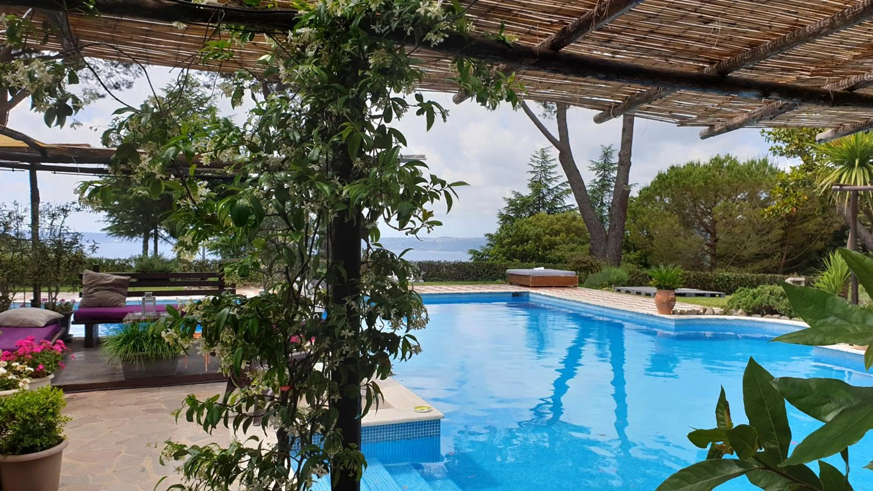 Swimming pool in Almanuda Naturist Village