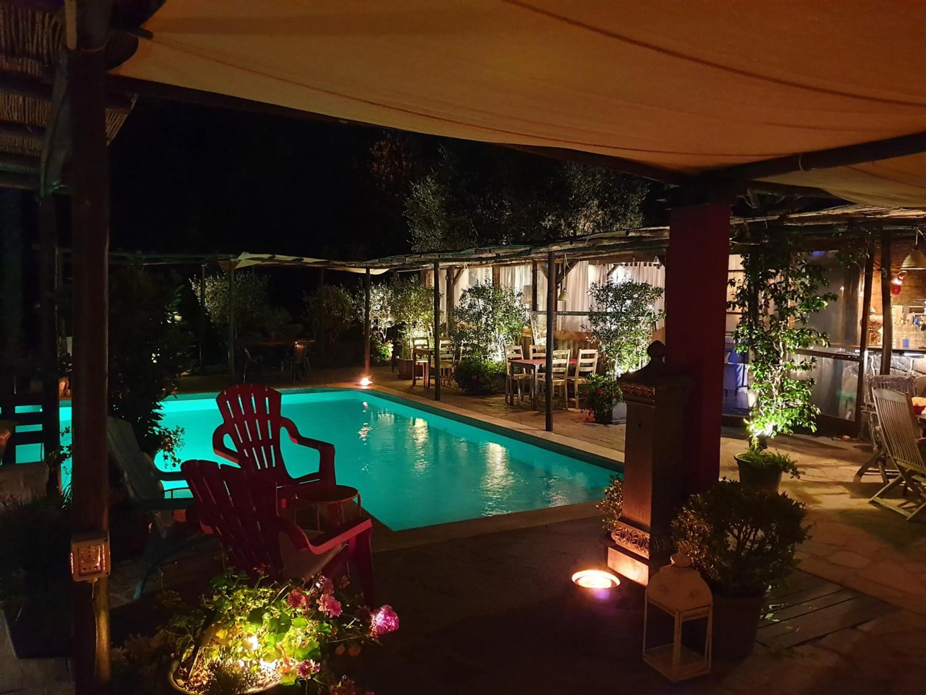 Patio in Almanuda Naturist Village