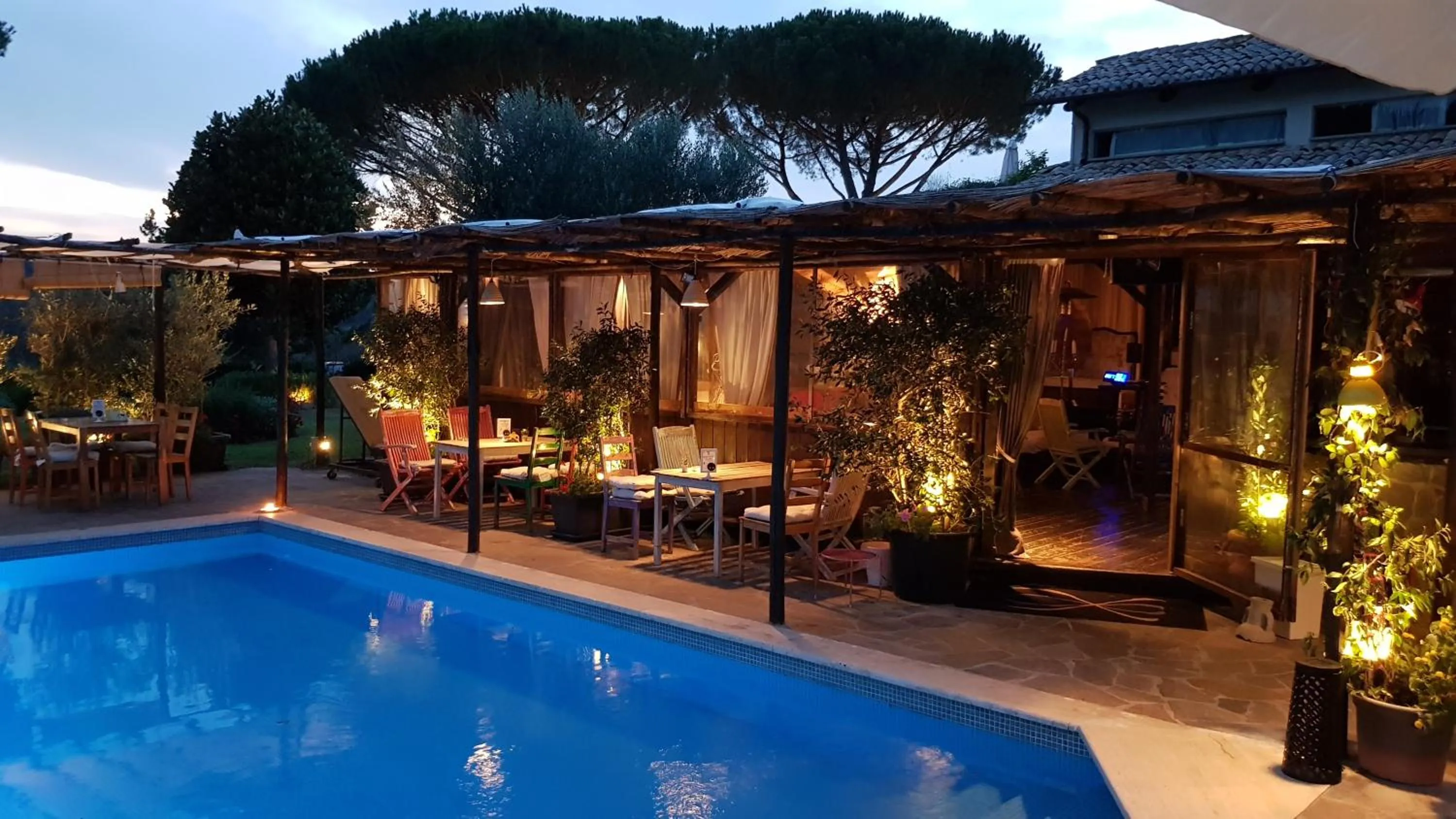 Patio in Almanuda Naturist Village