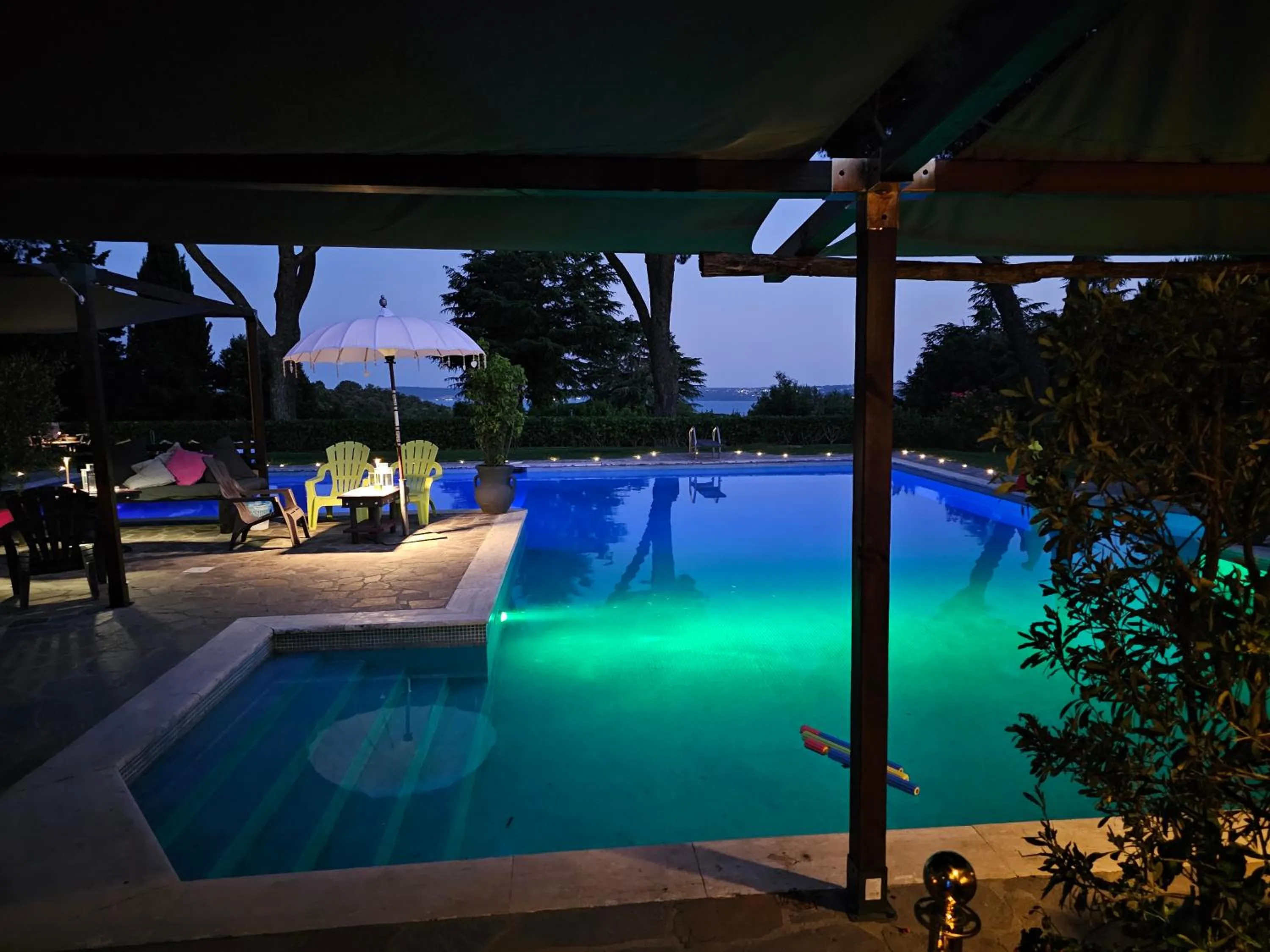 Swimming pool in Almanuda Naturist Village