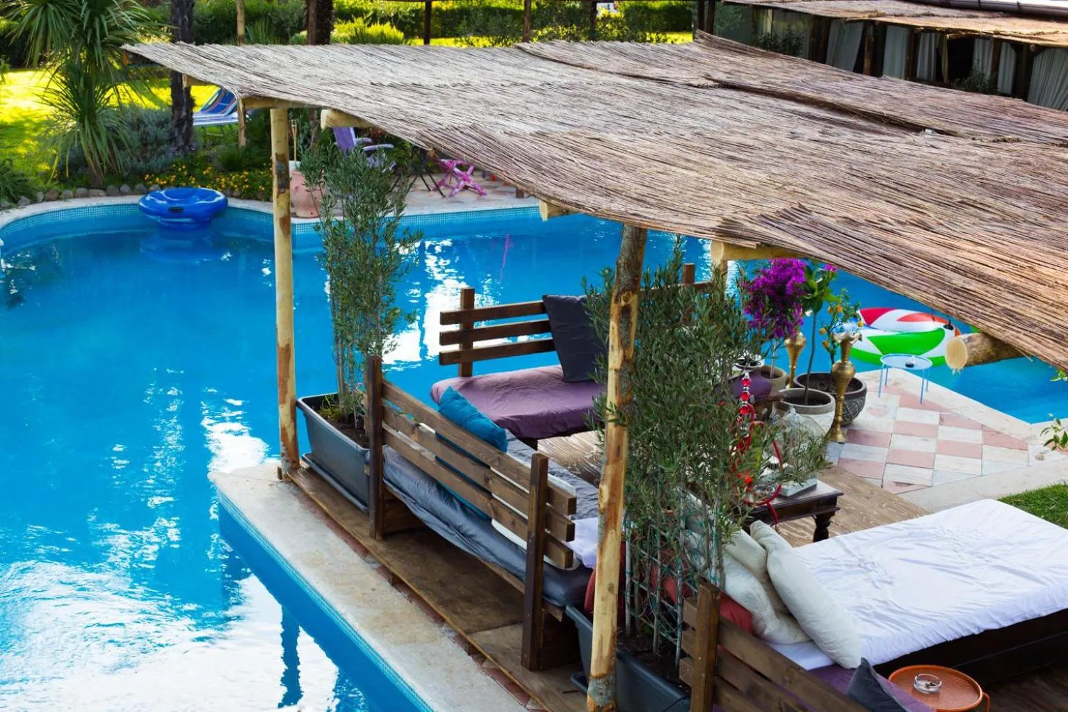 Swimming pool in Almanuda Naturist Village