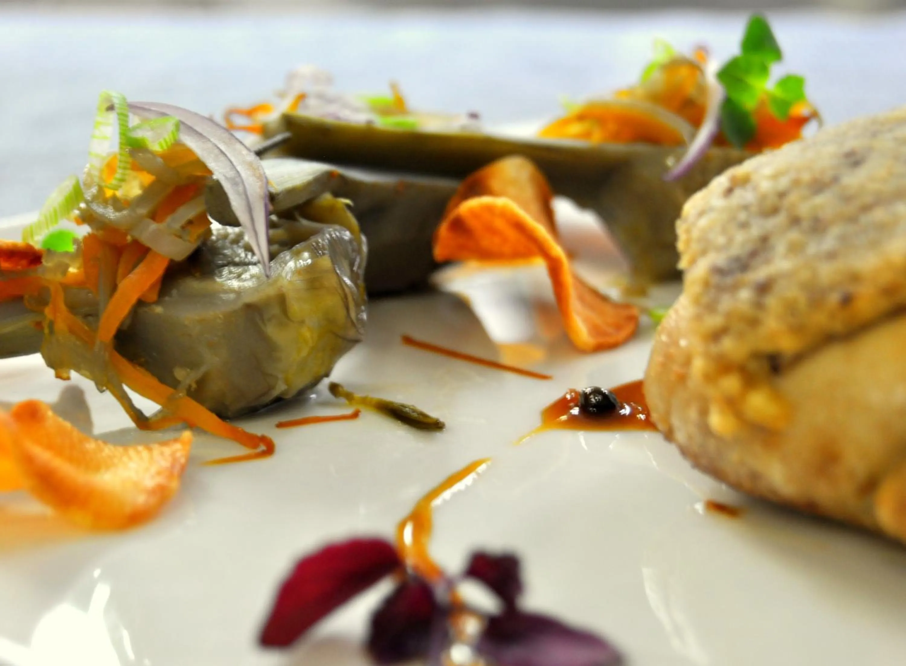 Food in Logis Hôtel Le Moulin de Chalons