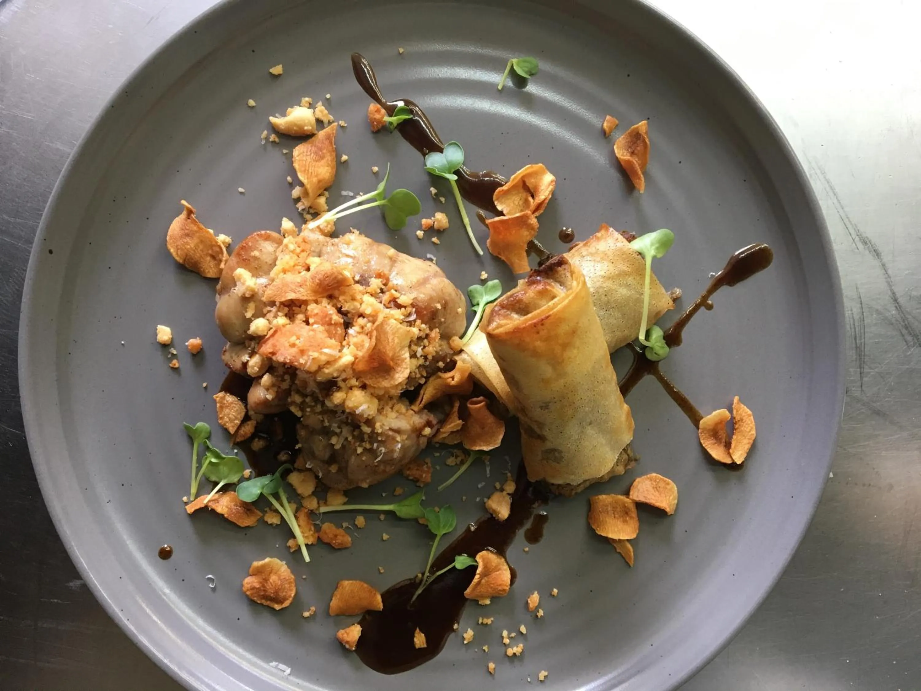 Food in Logis Hôtel Le Moulin de Chalons