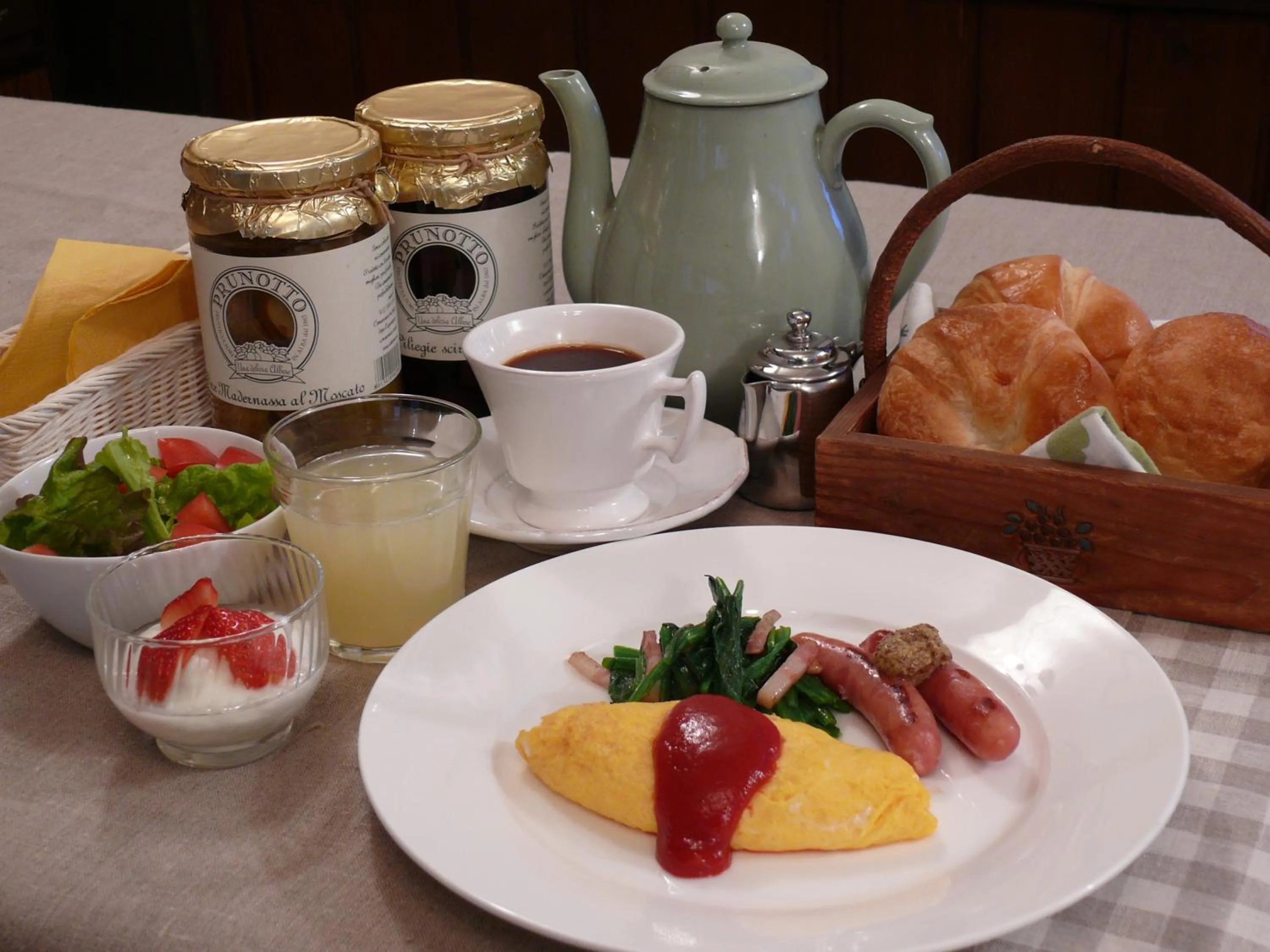 Breakfast in Country Inn Mori no Gorilla