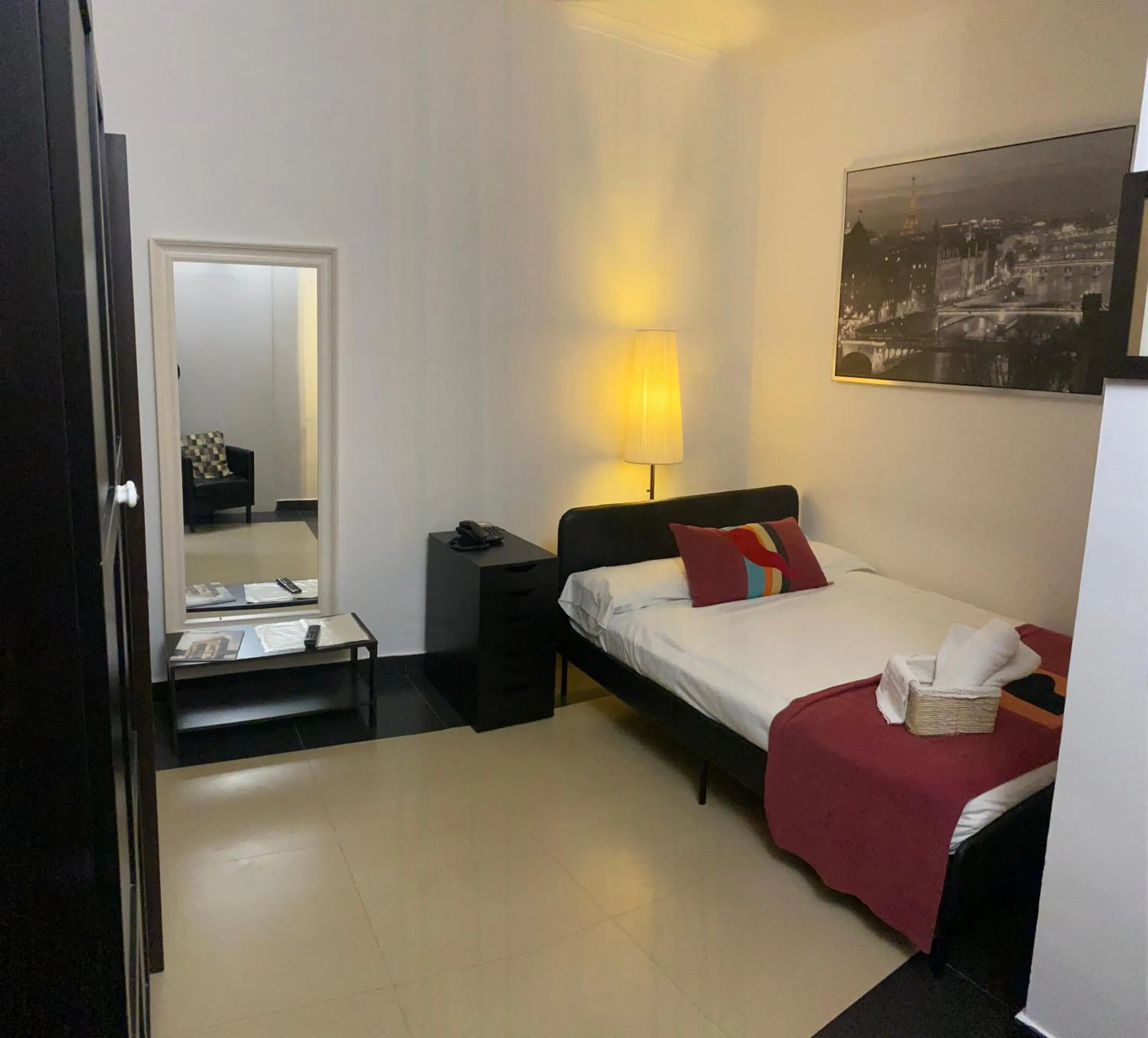 Bed in Hotel Plebiscito Aparthotel