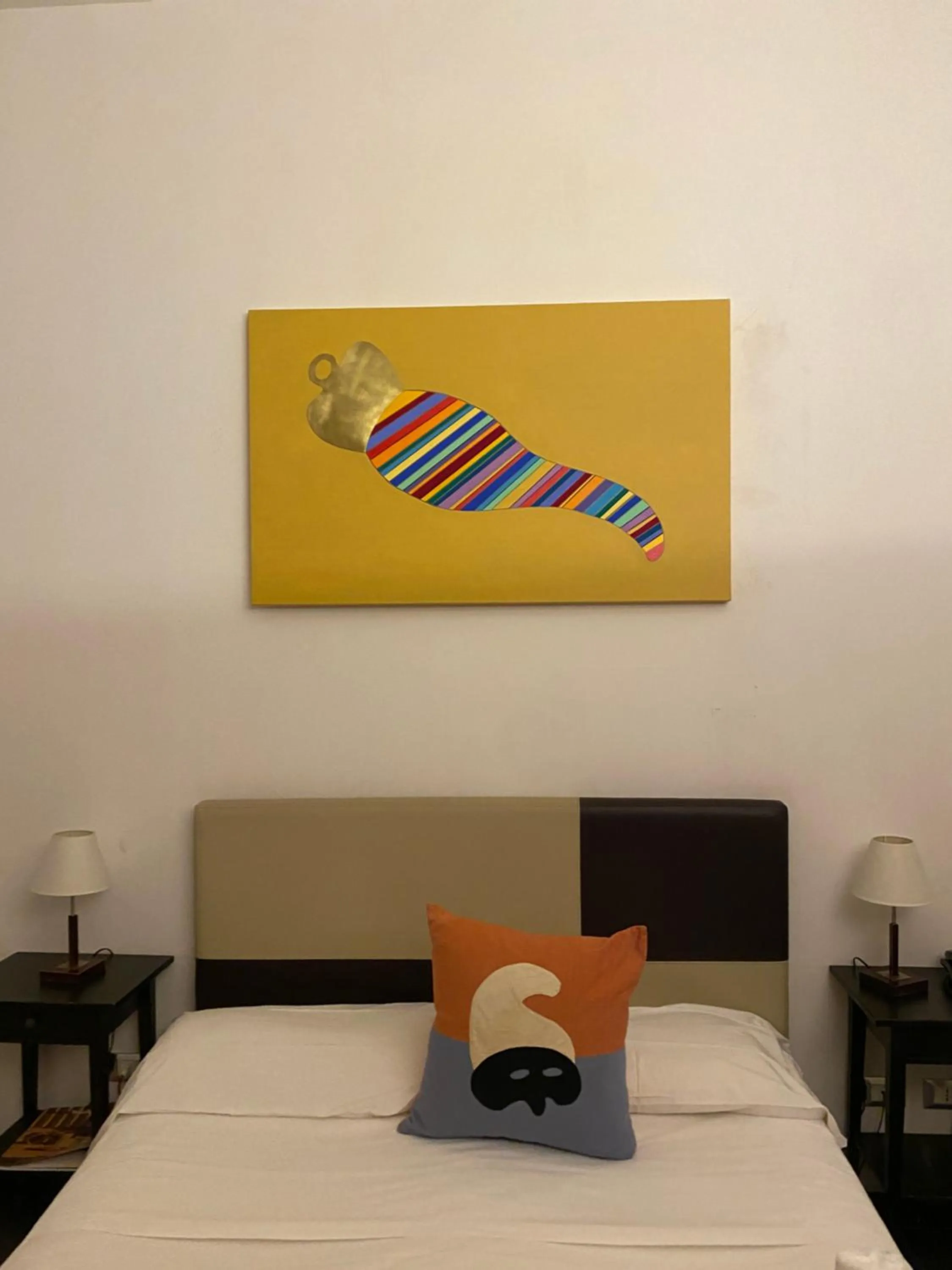 Decorative detail, Bed in Hotel Plebiscito Aparthotel